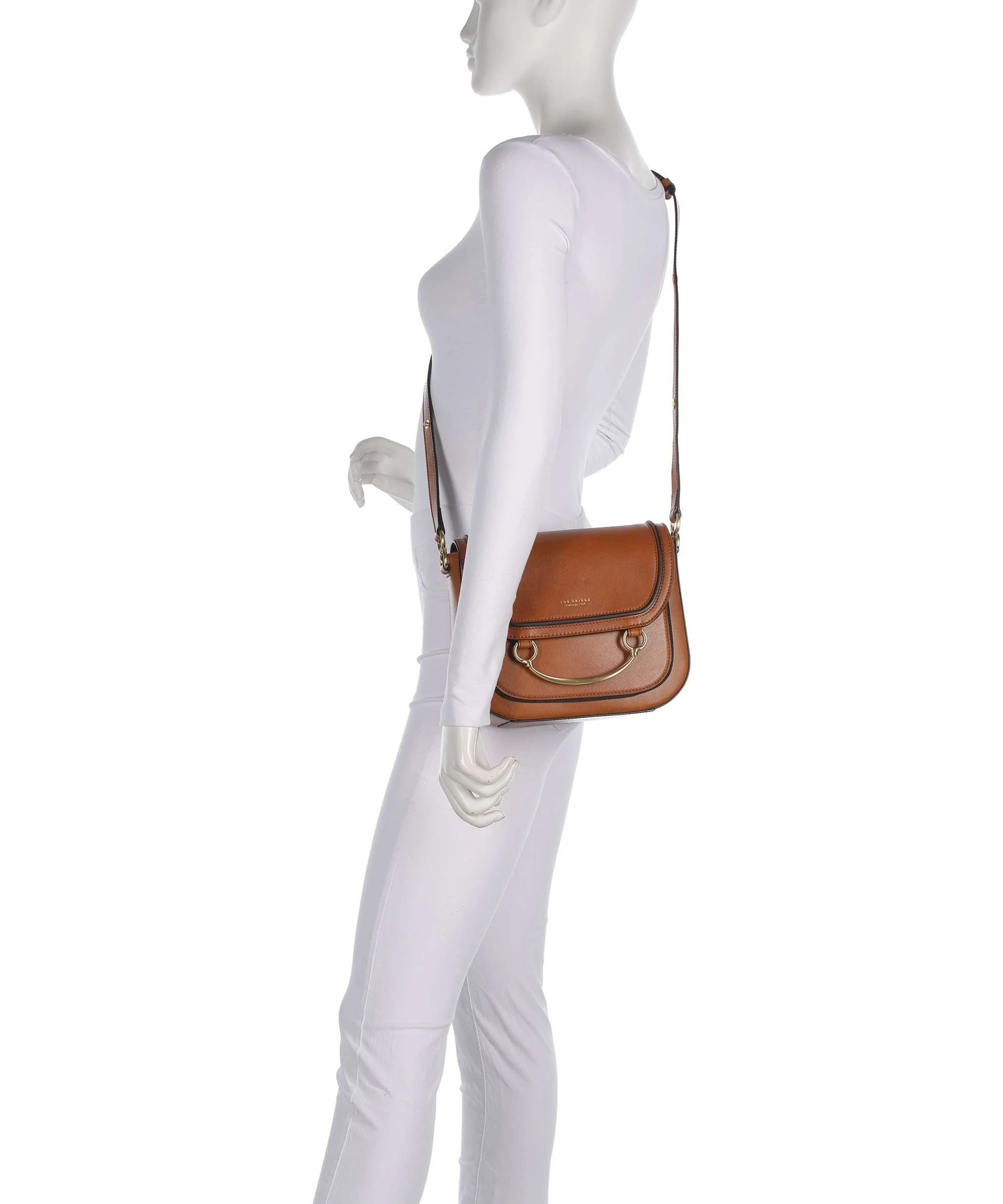 The Bridge Luce Crossbody bag cognac - Image 3