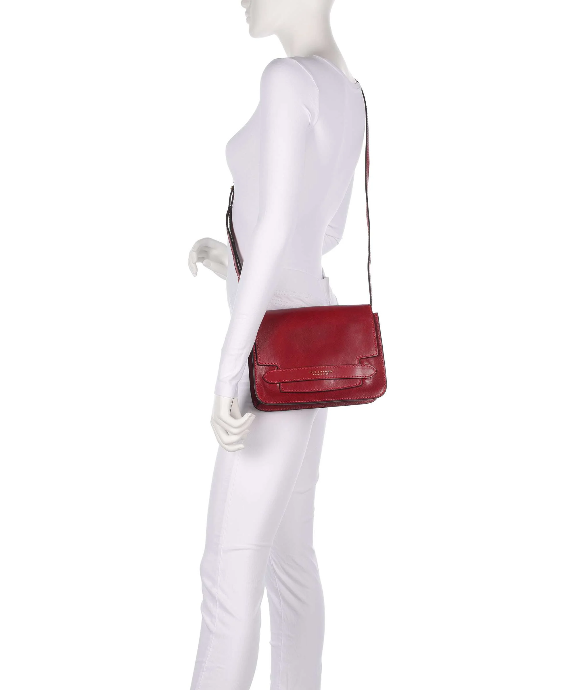 The Bridge Lucrezia Crossbody bag rosso ribes - Image 3
