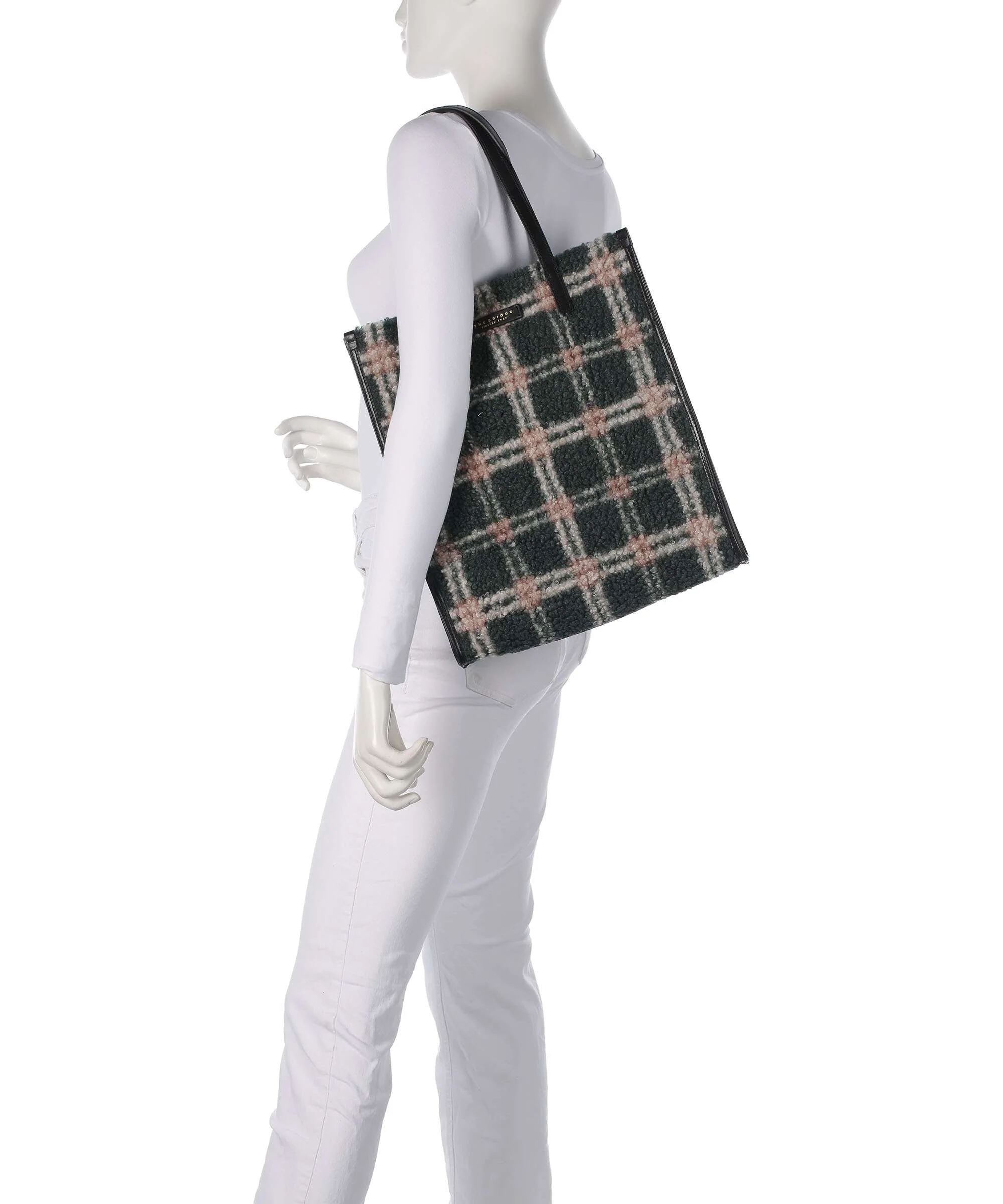 The Bridge Mirra Wow Tote bag check tirolo - Image 3