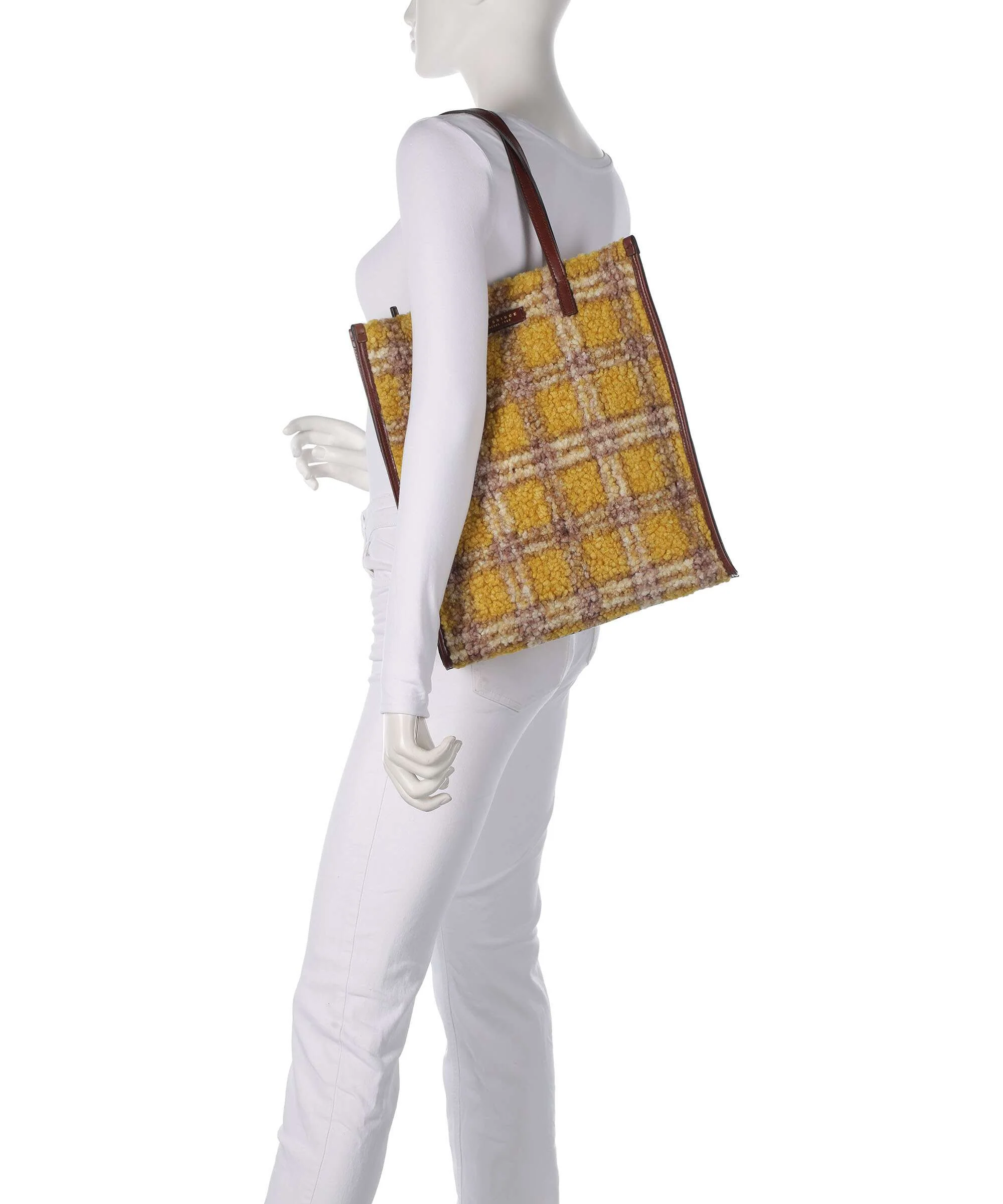 The Bridge Mirra Wow Tote bag check mais - Image 4