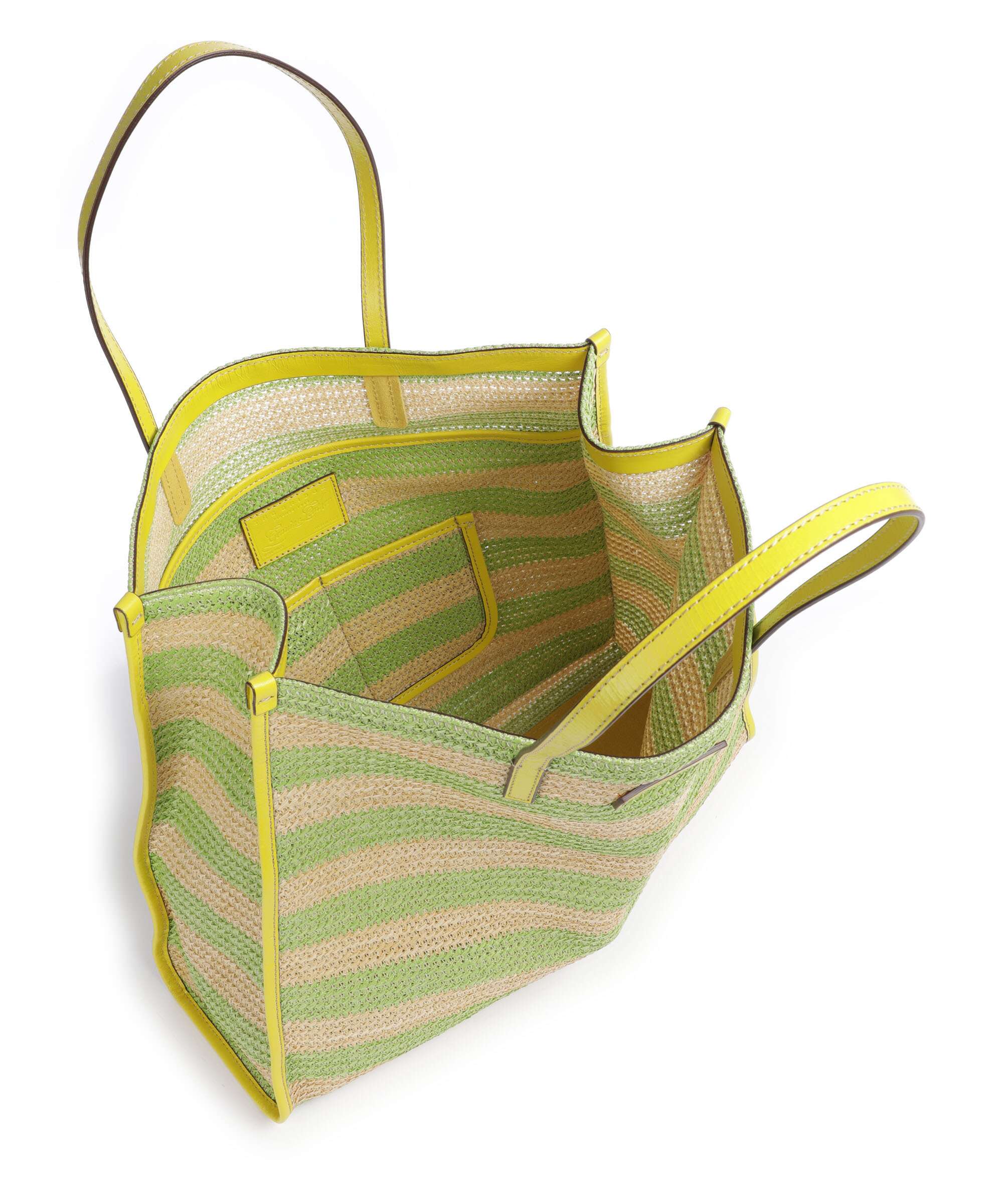 The Bridge Mirra Wow Tote bag lime - Image 6