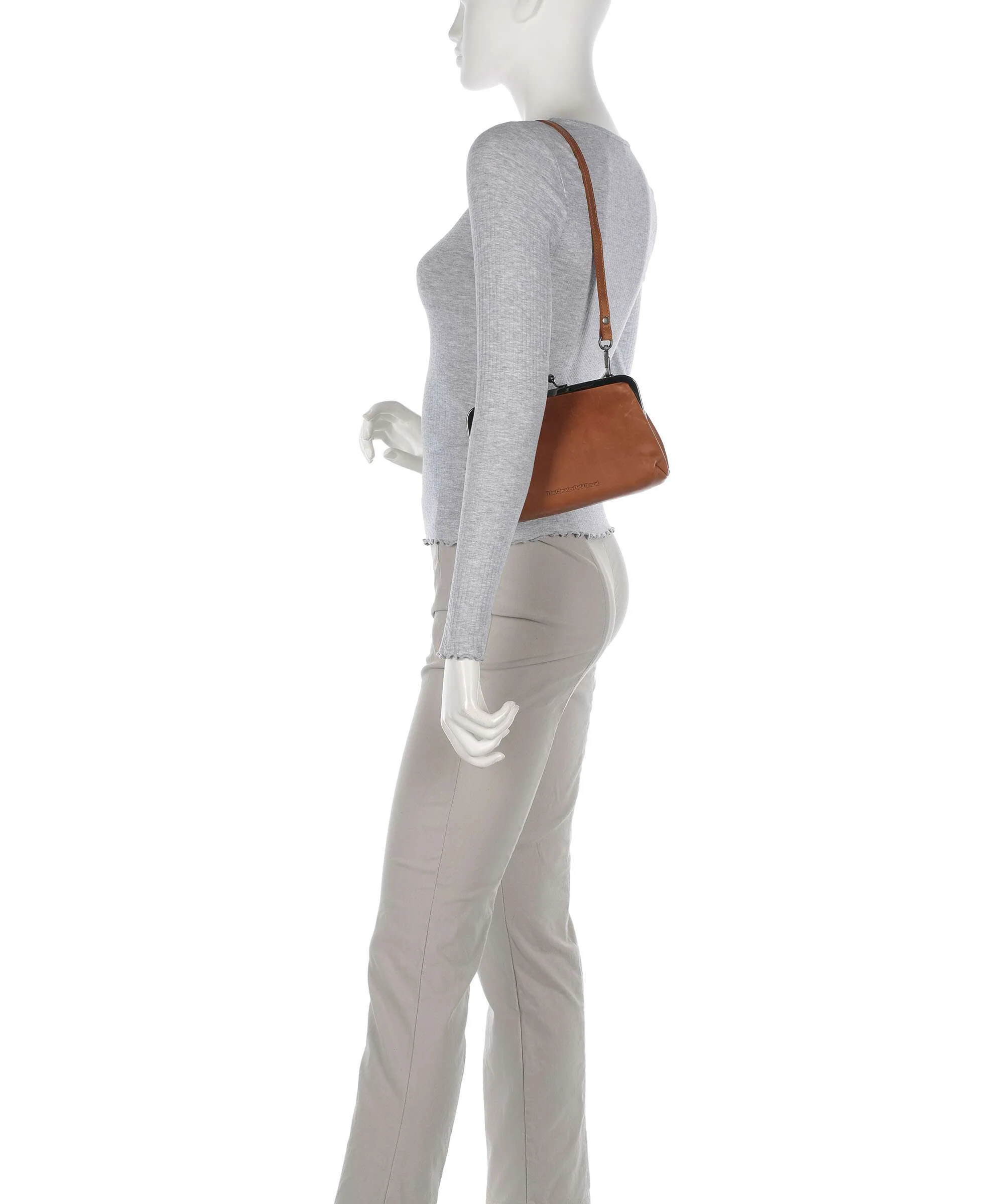 The Chesterfield Brand Cow Wax Pull Up Andrade Shoulder bag cognac - Image 3