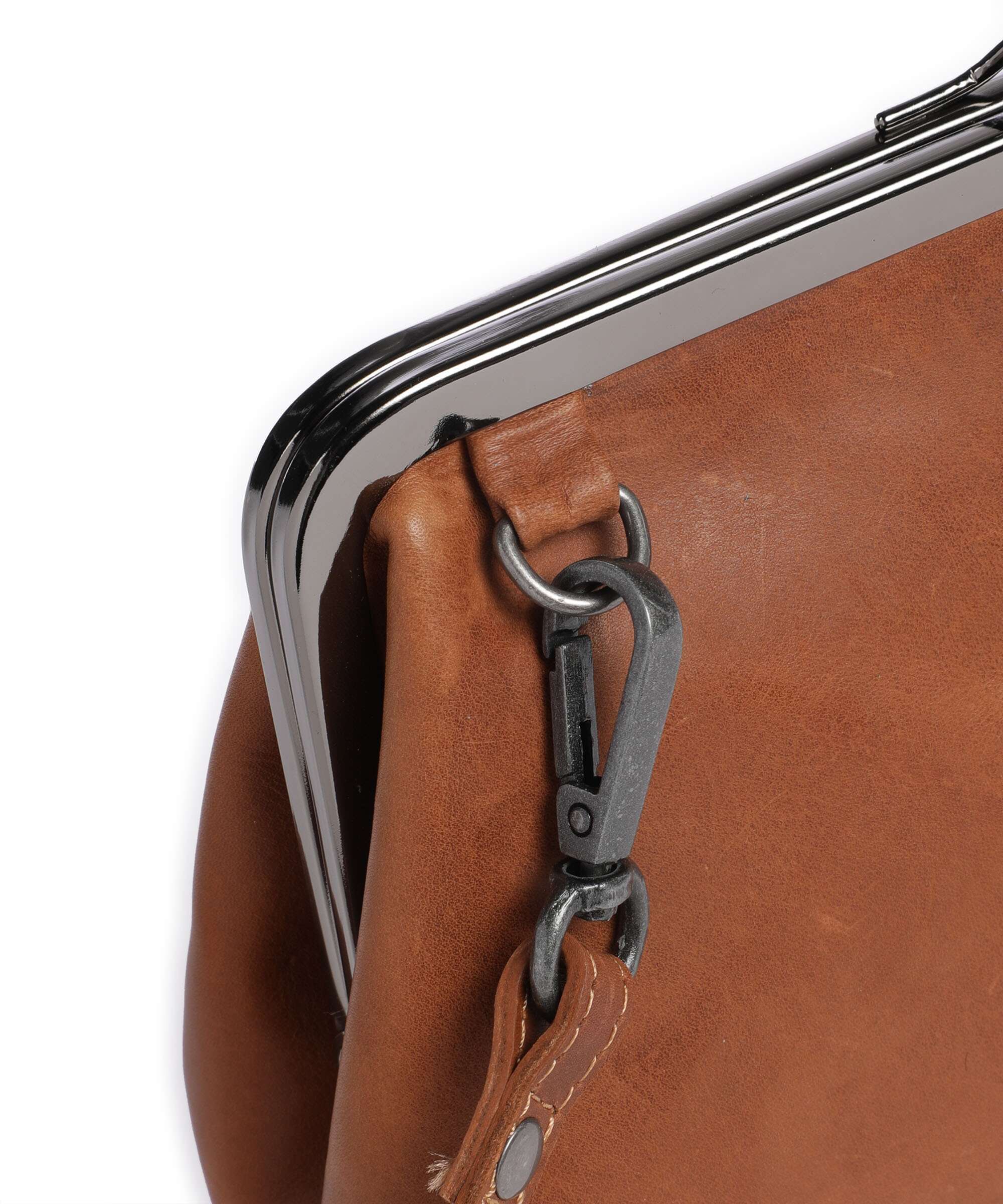 The Chesterfield Brand Cow Wax Pull Up Andrade Shoulder bag cognac - Image 4