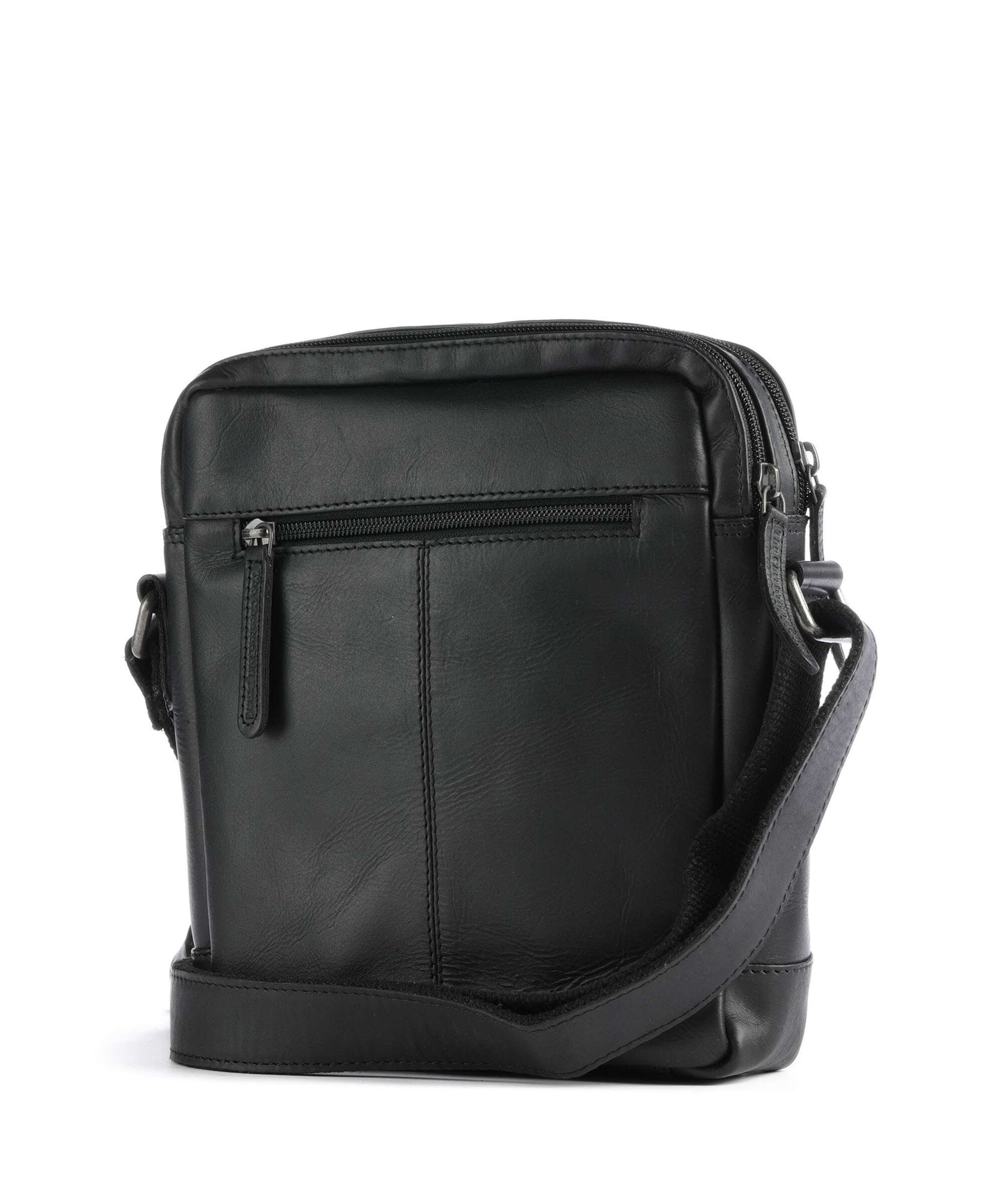 The Chesterfield Brand Cow Wax Pull Up Arnhem Crossbody bag black - Image 2