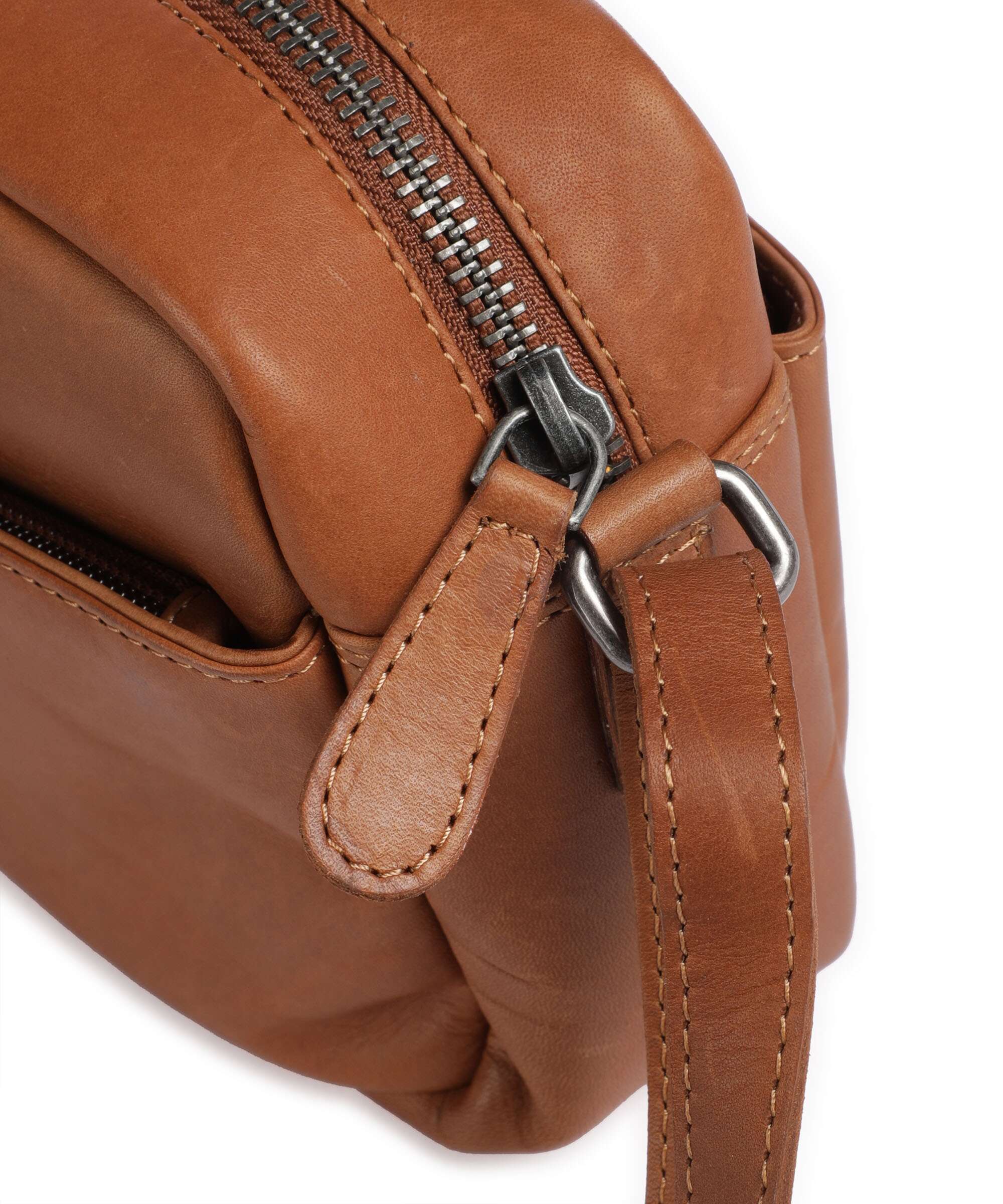 The Chesterfield Brand Cow Wax Pull Up Arona Crossbody bag cognac - Image 4