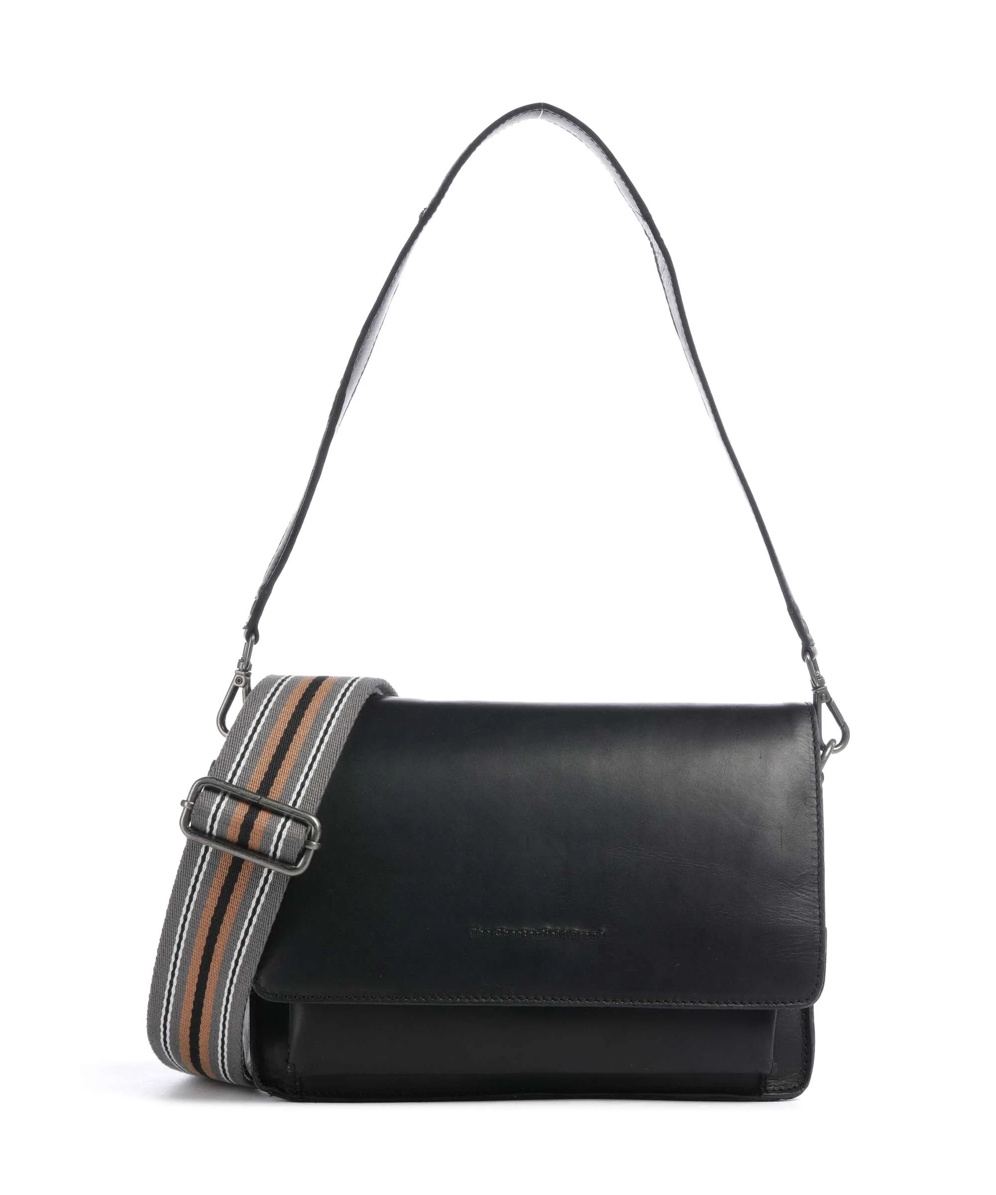 The Chesterfield Brand Cow Wax Pull Up Aviles Shoulder bag black