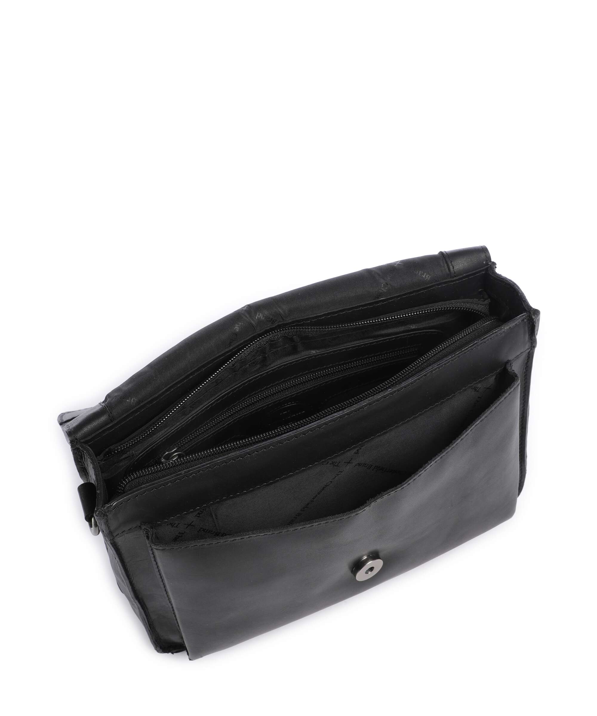 The Chesterfield Brand Cow Wax Pull Up Aviles Shoulder bag black - Image 6