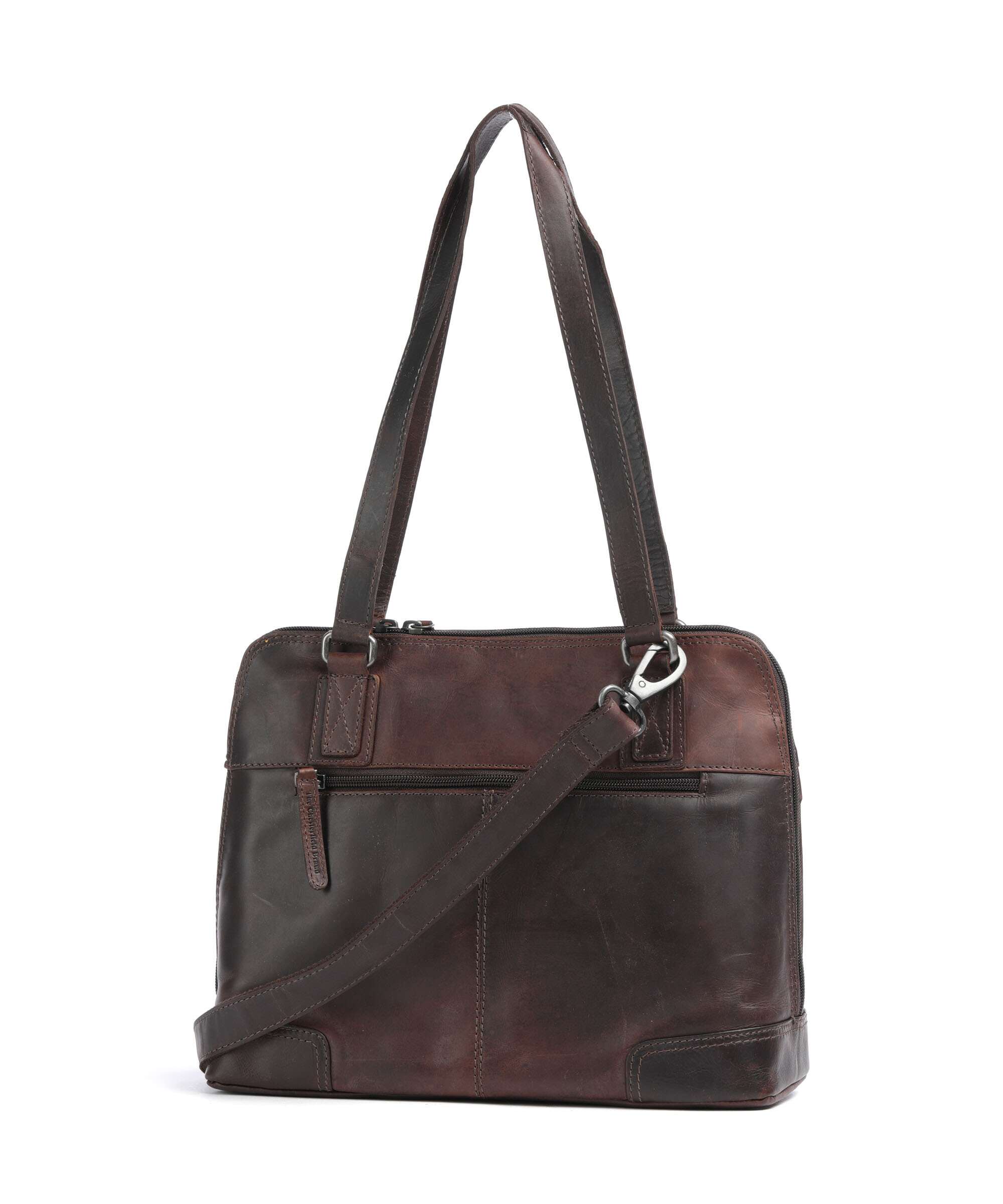 The Chesterfield Brand Cow Wax Pull Up Belgrado Shoulder bag brown - Image 2