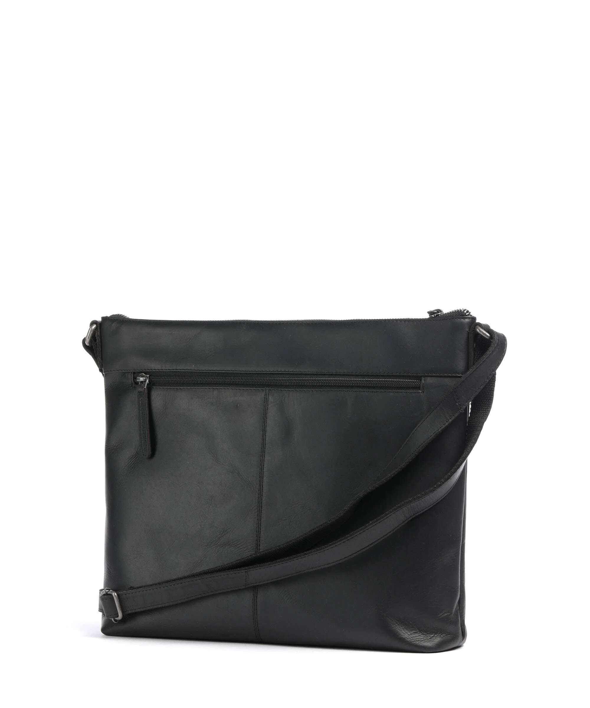 The Chesterfield Brand Cow Wax Pull Up Cartagena Crossbody bag black - Image 2