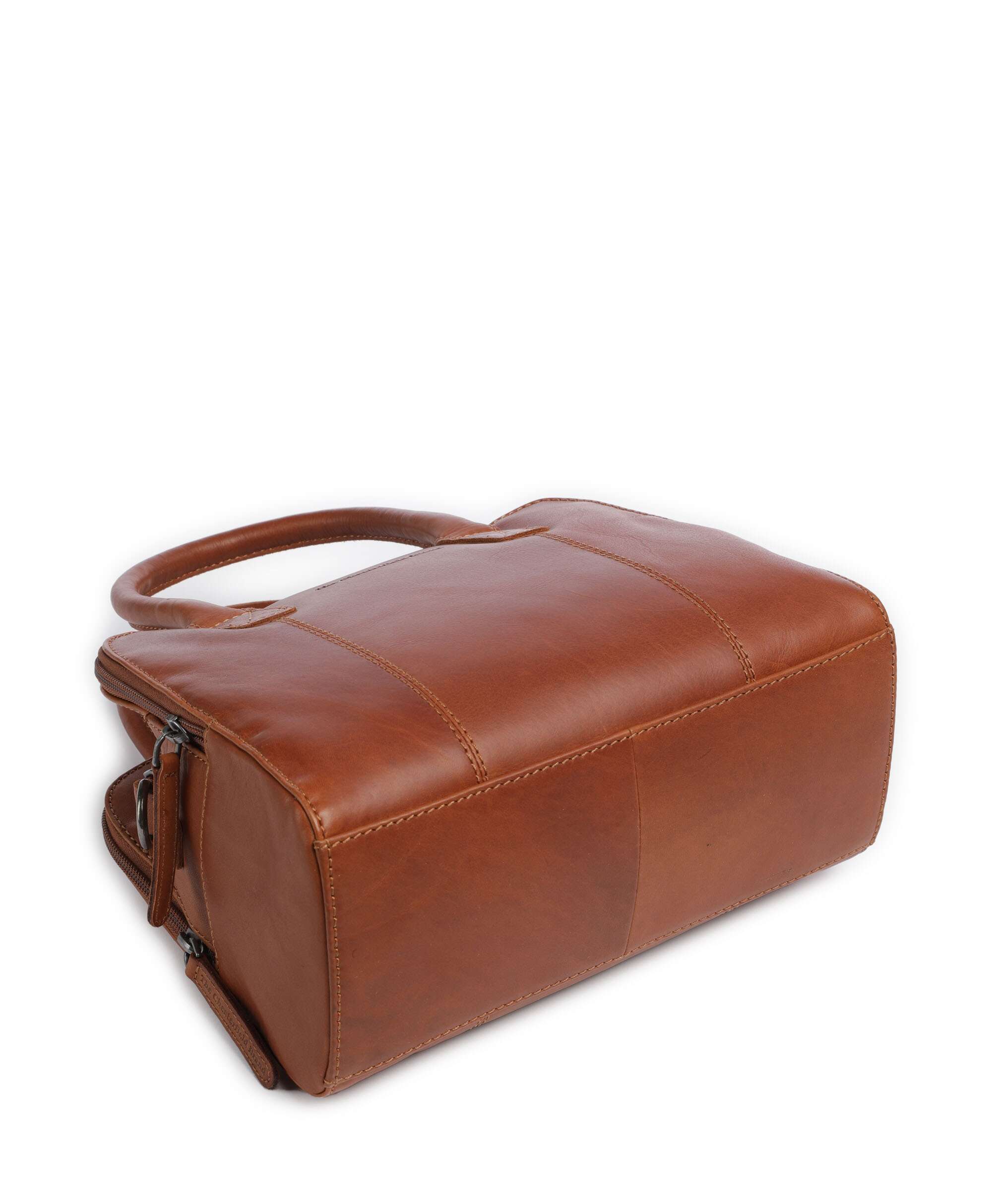 The Chesterfield Brand Cow Wax Pull Up Ezra Handbag cognac - Image 5