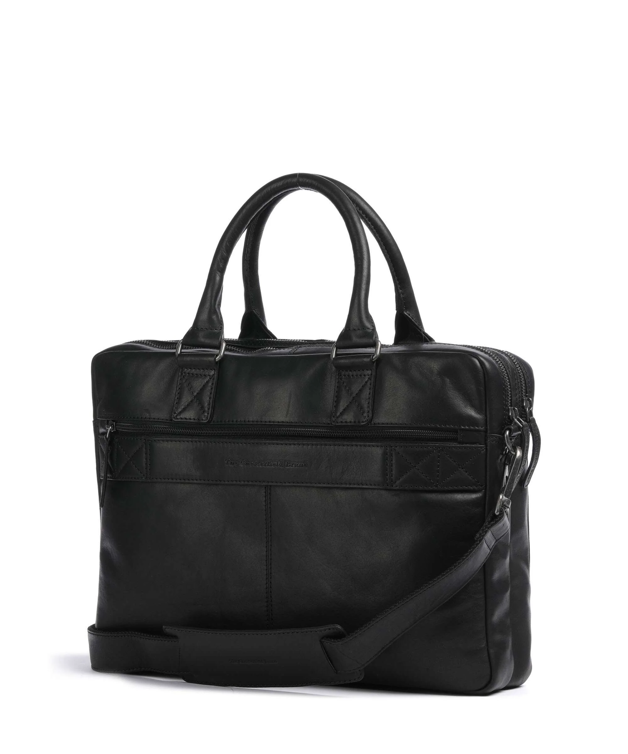 The Chesterfield Brand Cow Wax Pull Up Fabian Briefcase black - Image 2