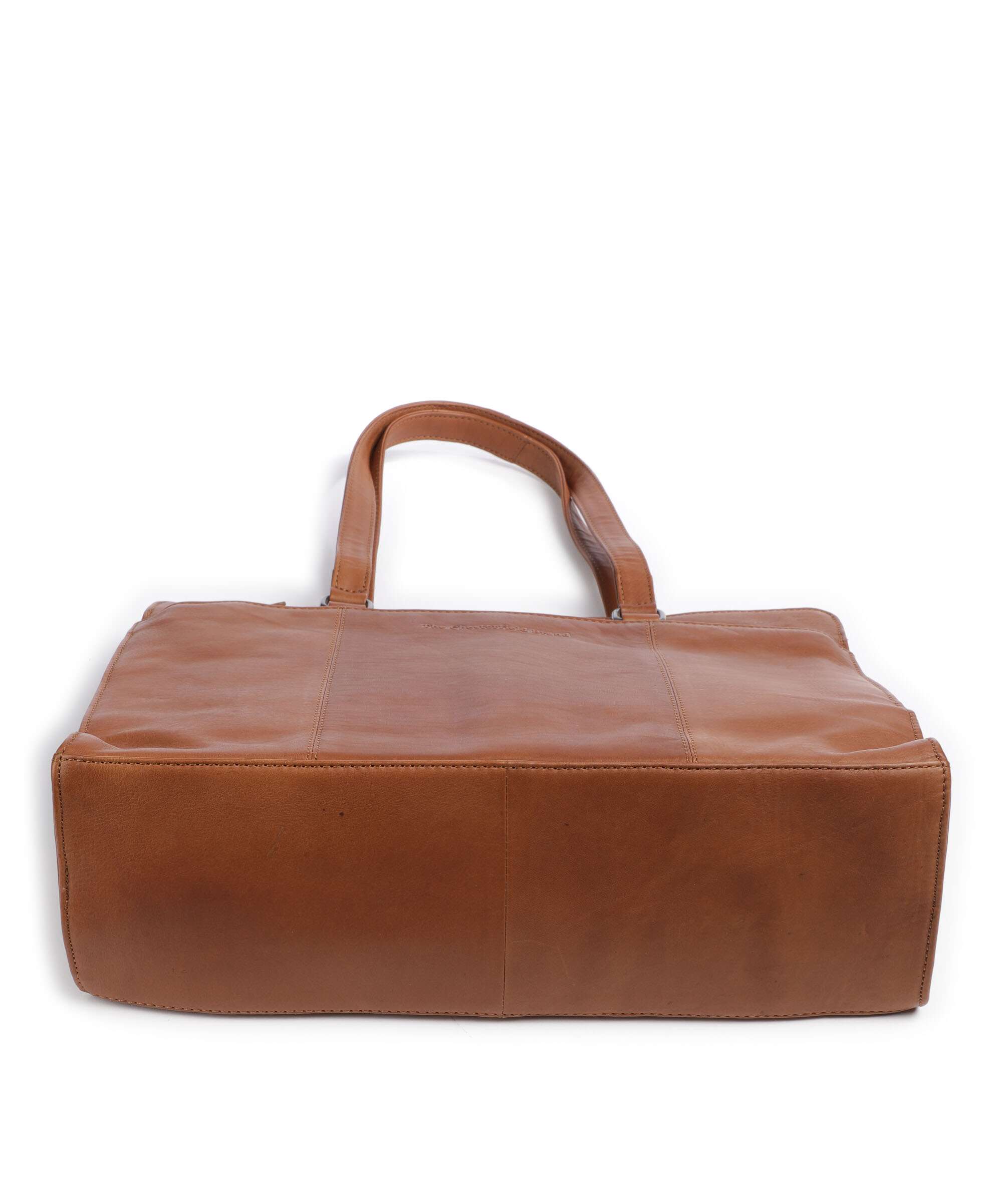 The Chesterfield Brand Cow Wax Pull Up Fidenza Tote bag cognac - Image 4