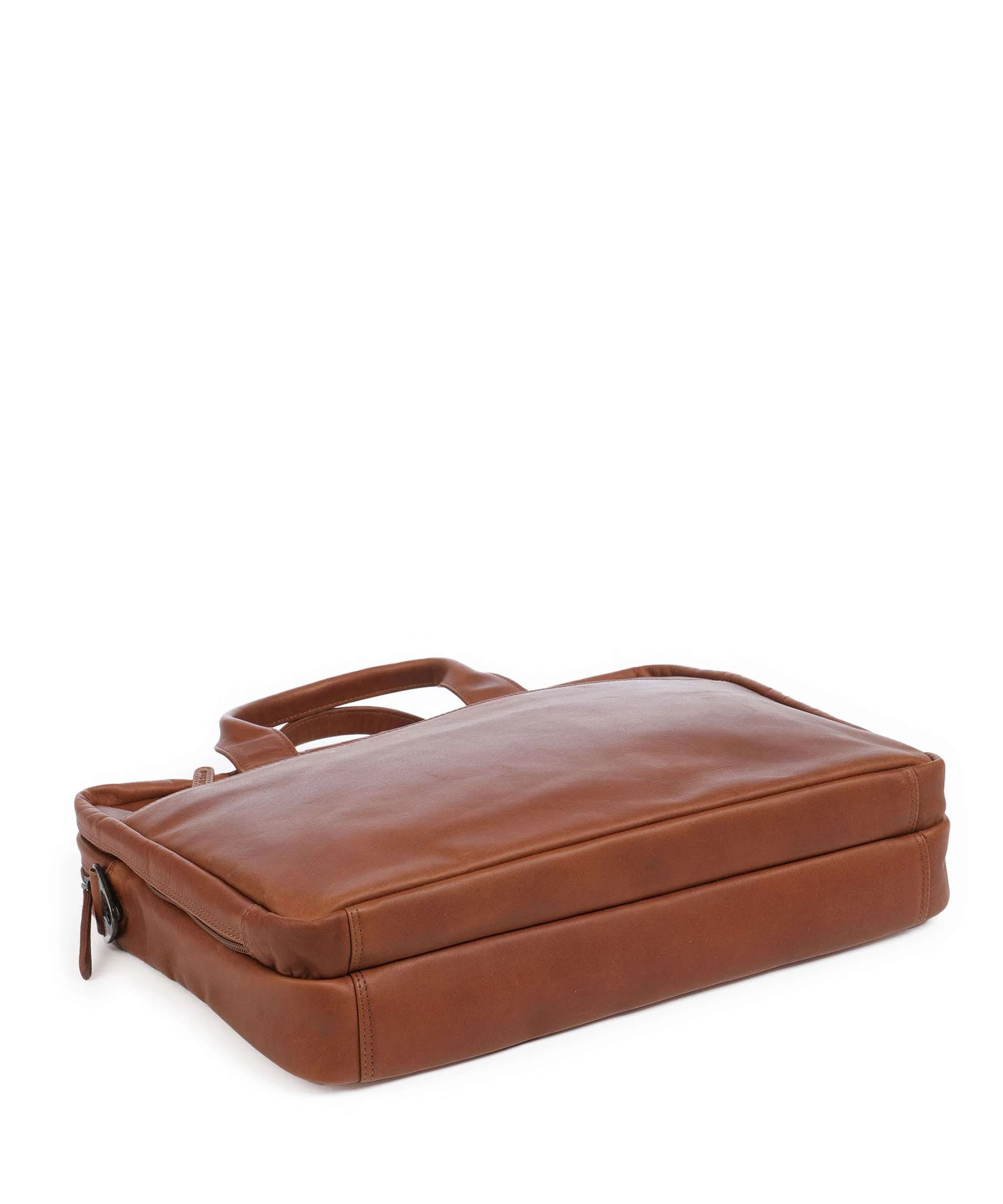 The Chesterfield Brand Cow Wax Pull Up Frazer Briefcase cognac - Image 5