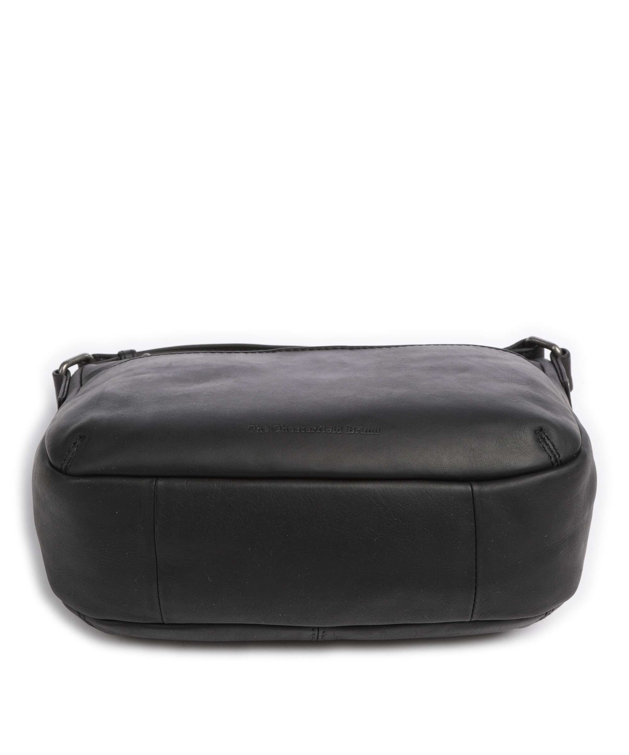 The Chesterfield Brand Cow Wax Pull Up Henderson Crossbody bag black - Image 5