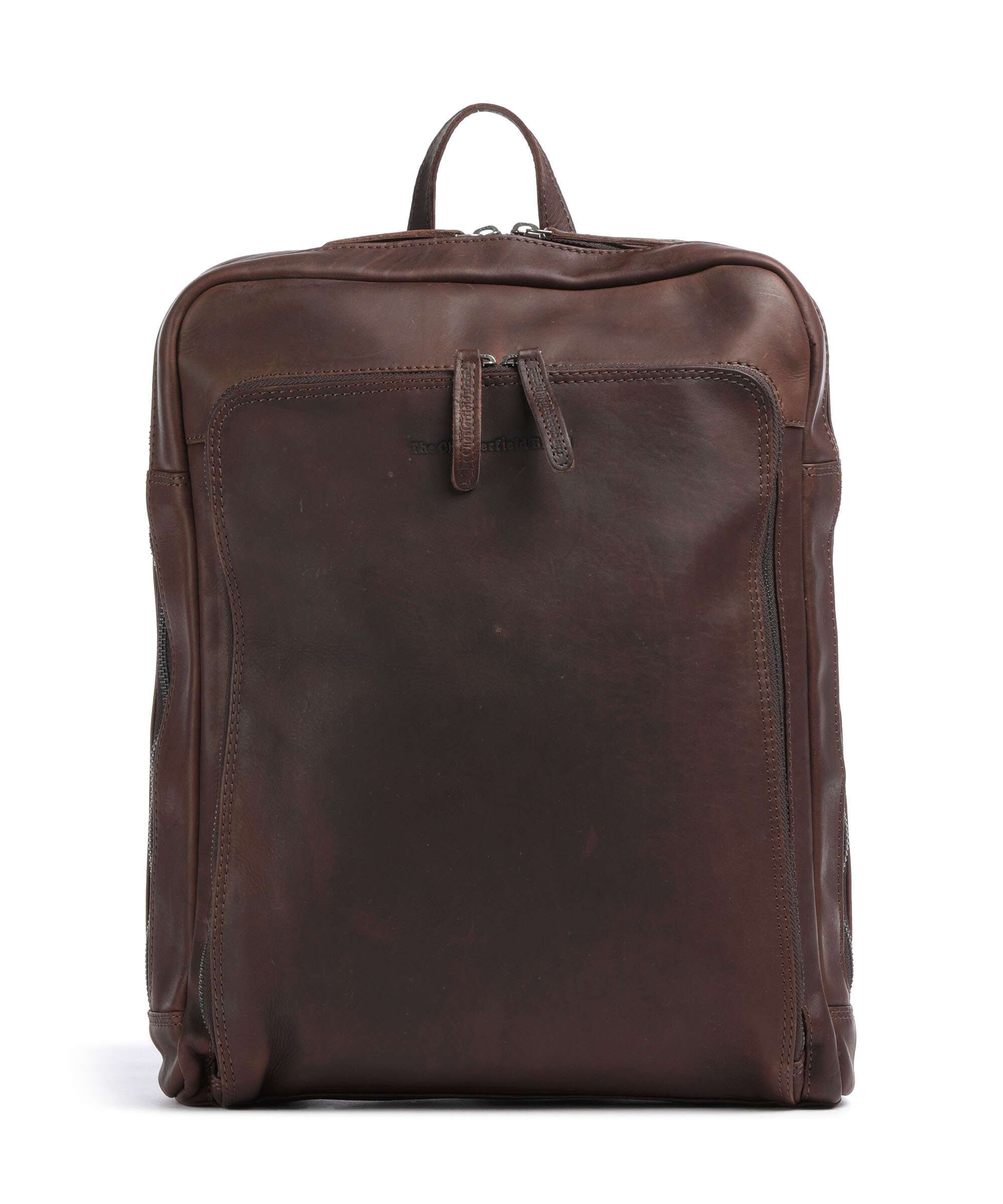The Chesterfield Brand Cow Wax Pull Up Jasper Backpack brown