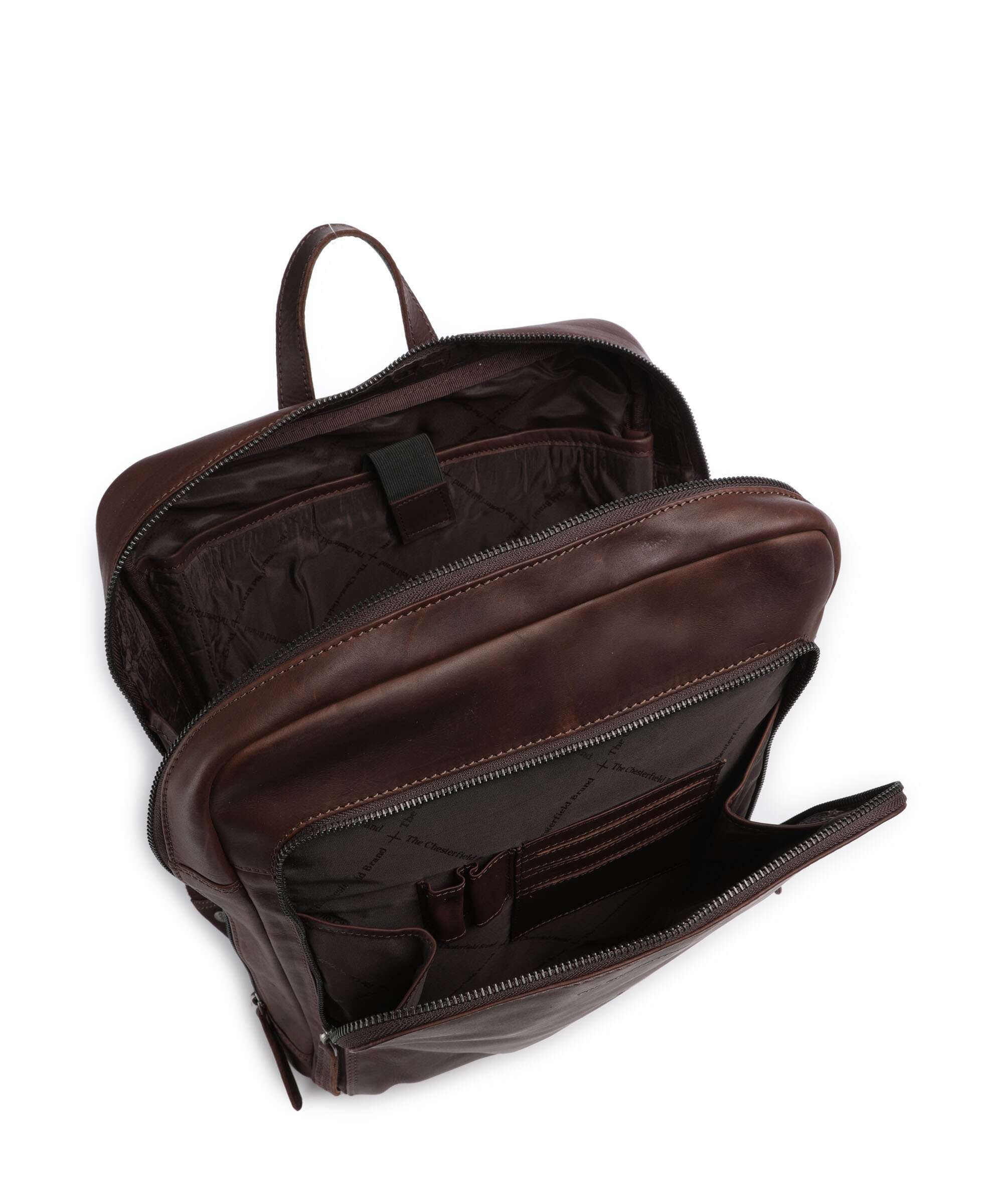 The Chesterfield Brand Cow Wax Pull Up Jasper Backpack brown - Image 5