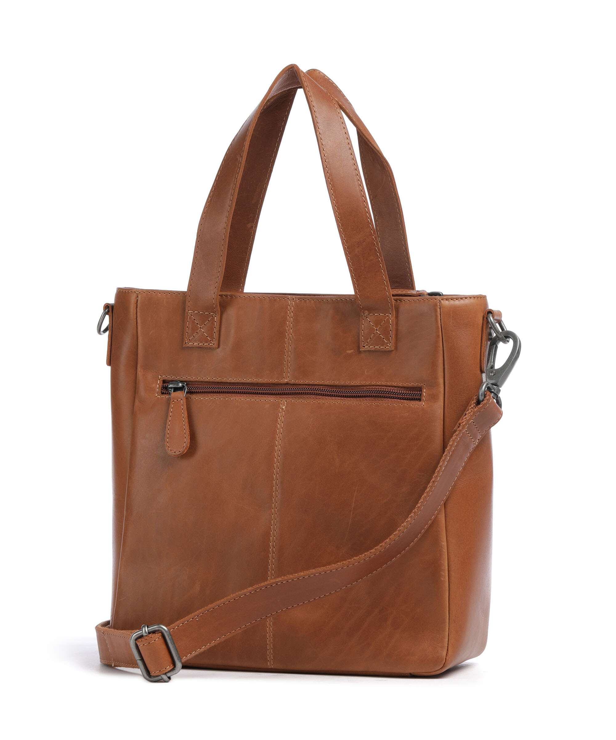 The Chesterfield Brand Cow Wax Pull Up Lingfield Handbag cognac - Image 2