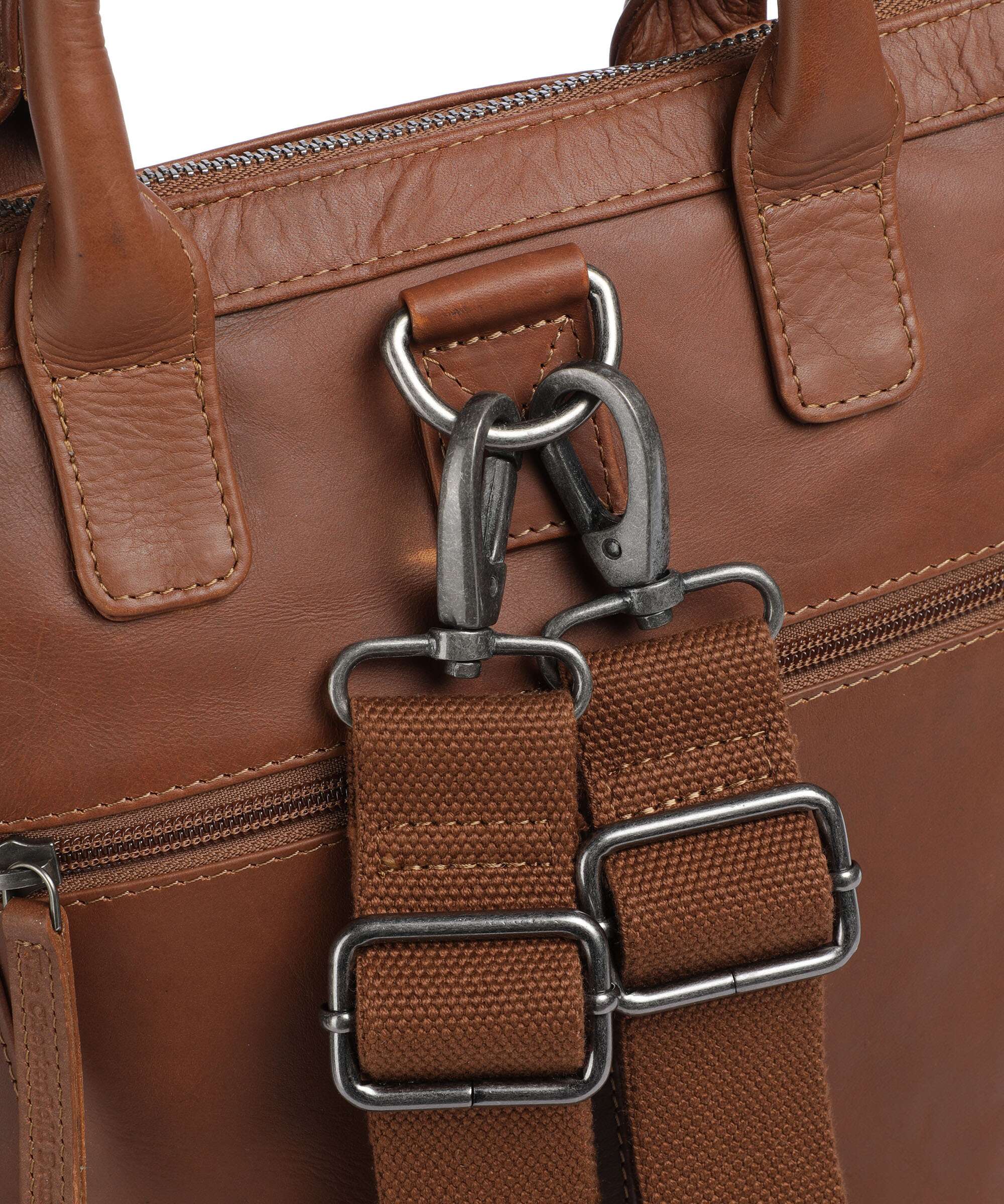 The Chesterfield Brand Cow Wax Pull Up Luisa Backpack bag cognac - Image 5