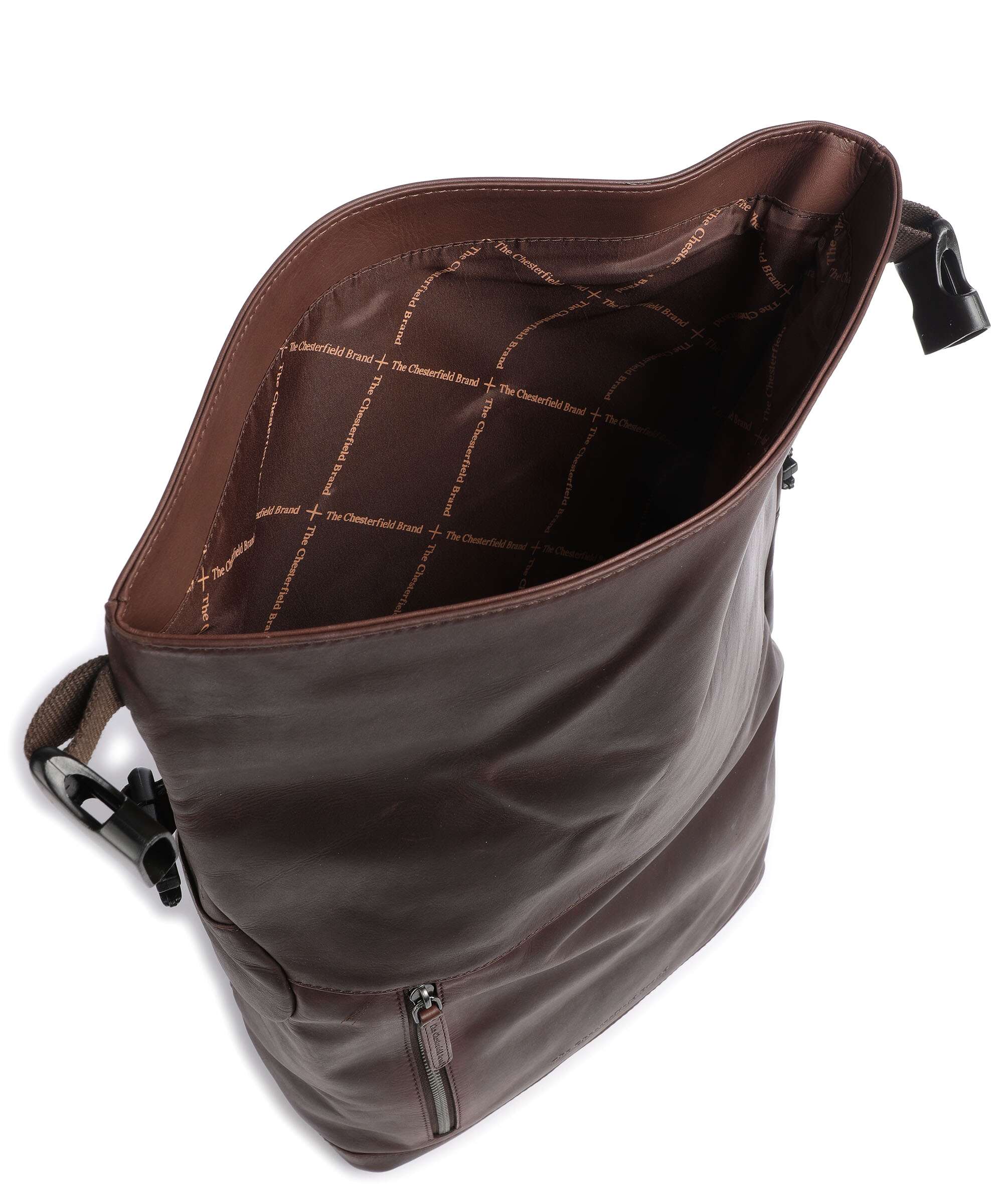 The Chesterfield Brand Cow Wax Pull Up Mazara Backpack brown - Image 6