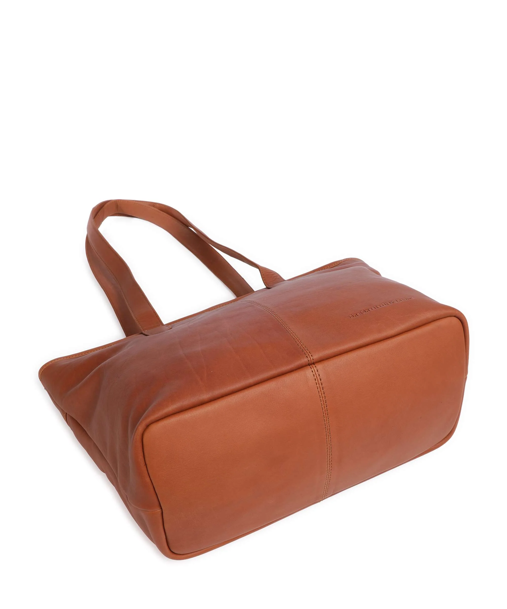 The Chesterfield Brand Cow Wax Pull Up Monza Tote bag cognac - Image 4