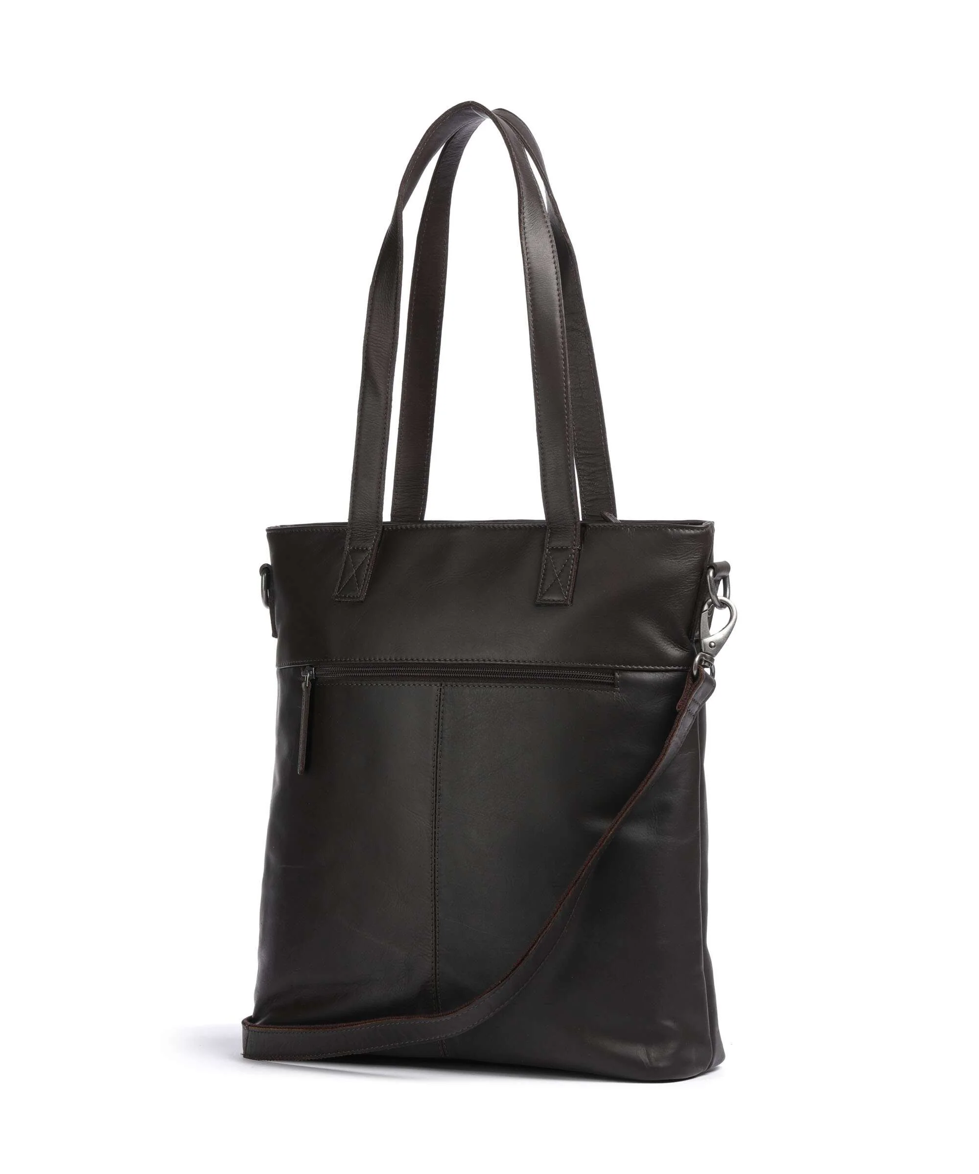 The Chesterfield Brand Cow Wax Pull Up Nunavik Tote bag brown - Image 2