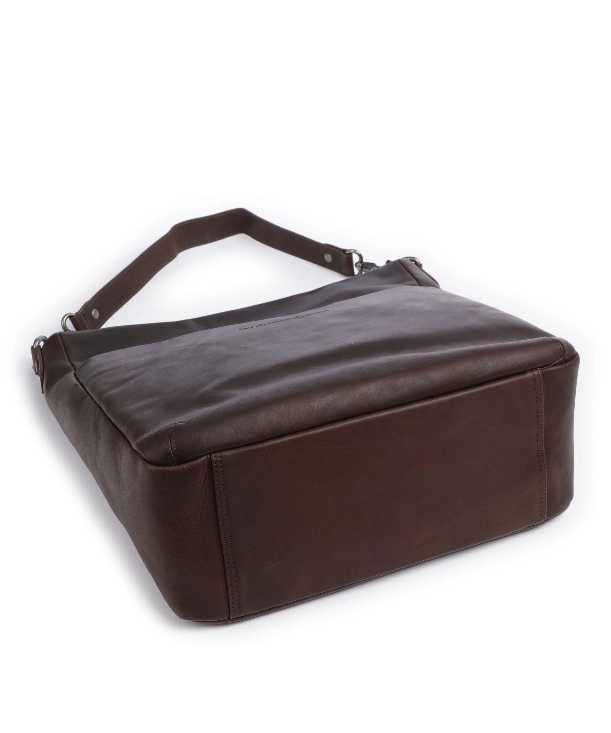 The Chesterfield Brand Cow Wax Pull Up Regina Hobo bag brown - Image 5
