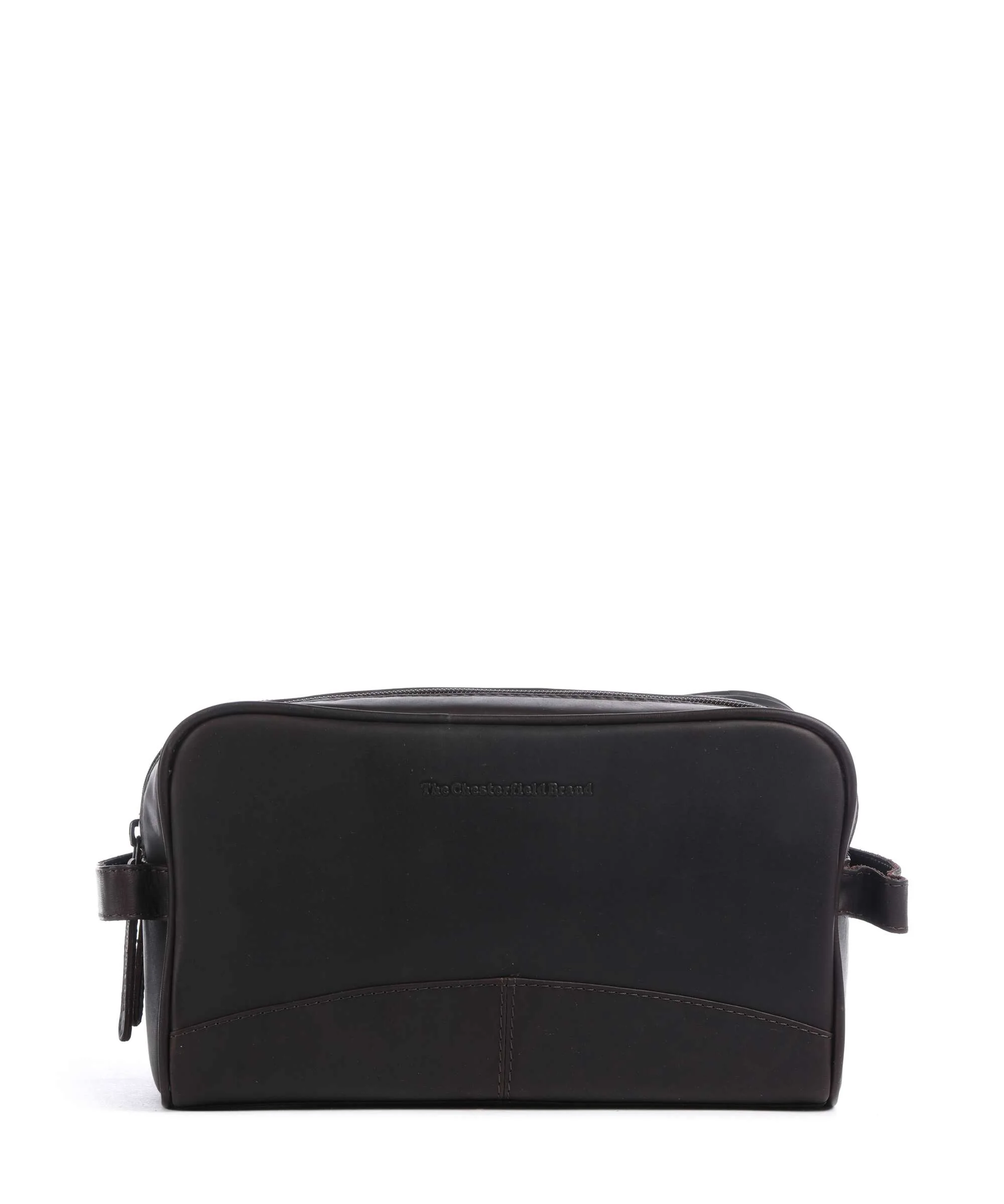 The Chesterfield Brand Cow Wax Pull Up Stacey Toiletry bag brown