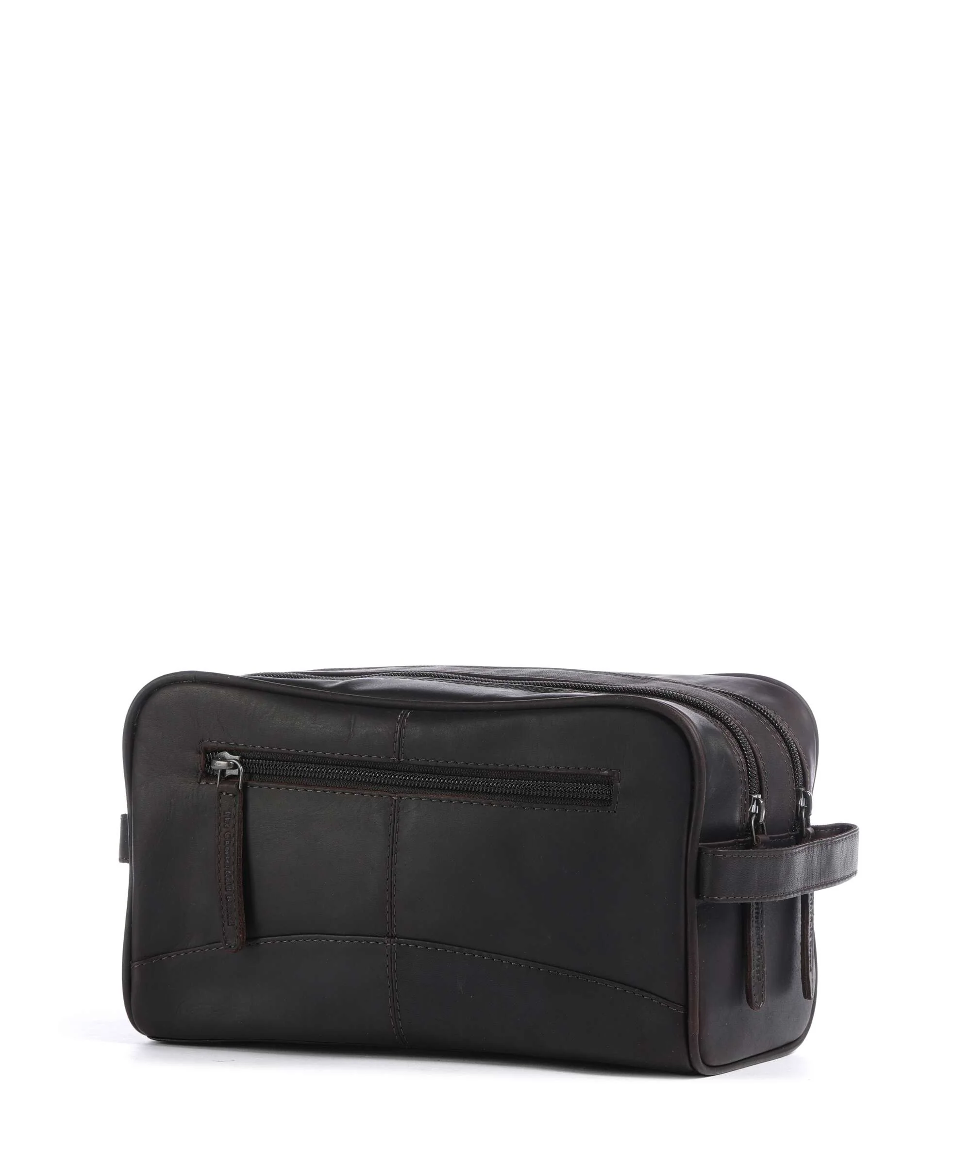 The Chesterfield Brand Cow Wax Pull Up Stacey Toiletry bag brown - Image 2