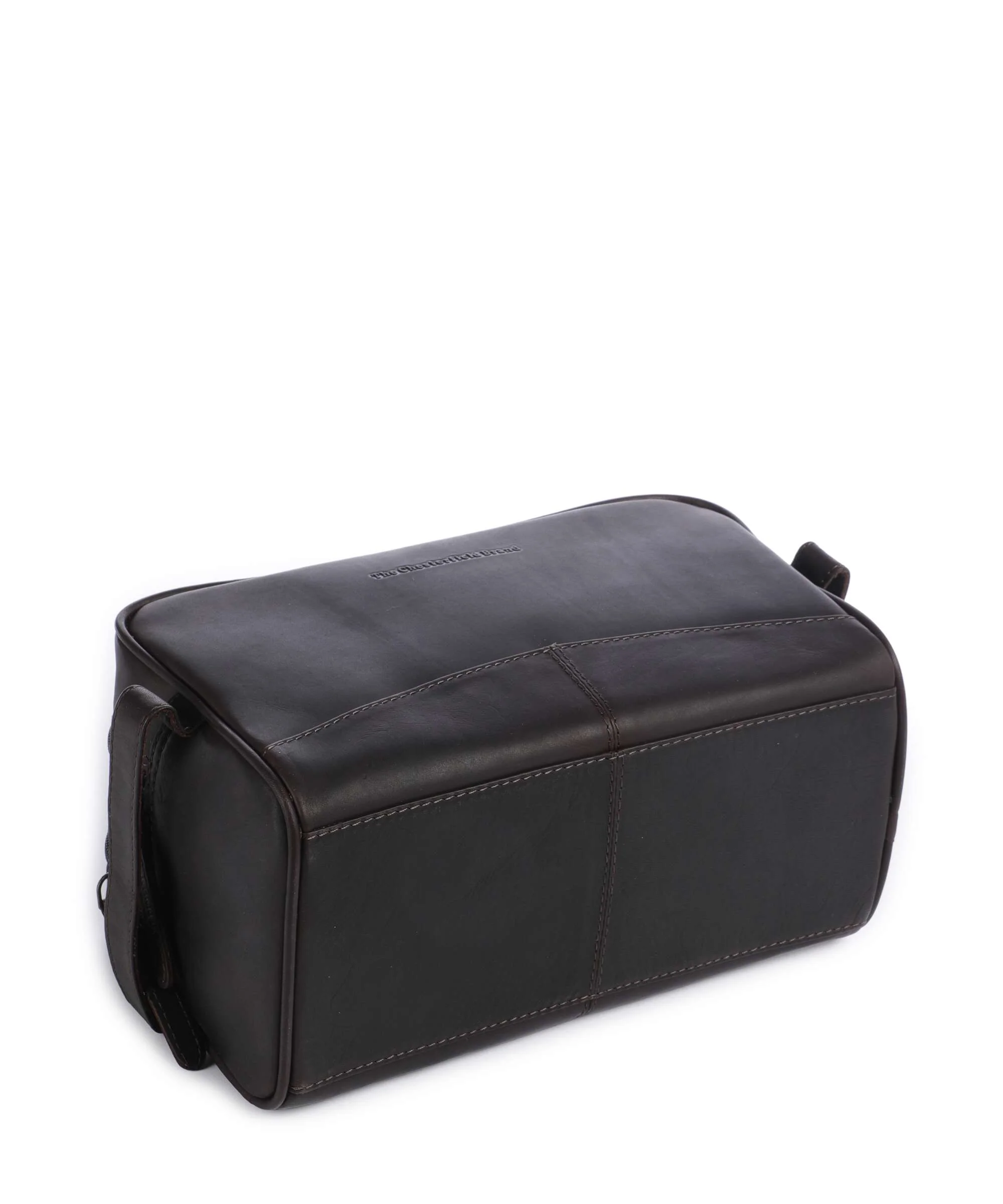 The Chesterfield Brand Cow Wax Pull Up Stacey Toiletry bag brown - Image 3