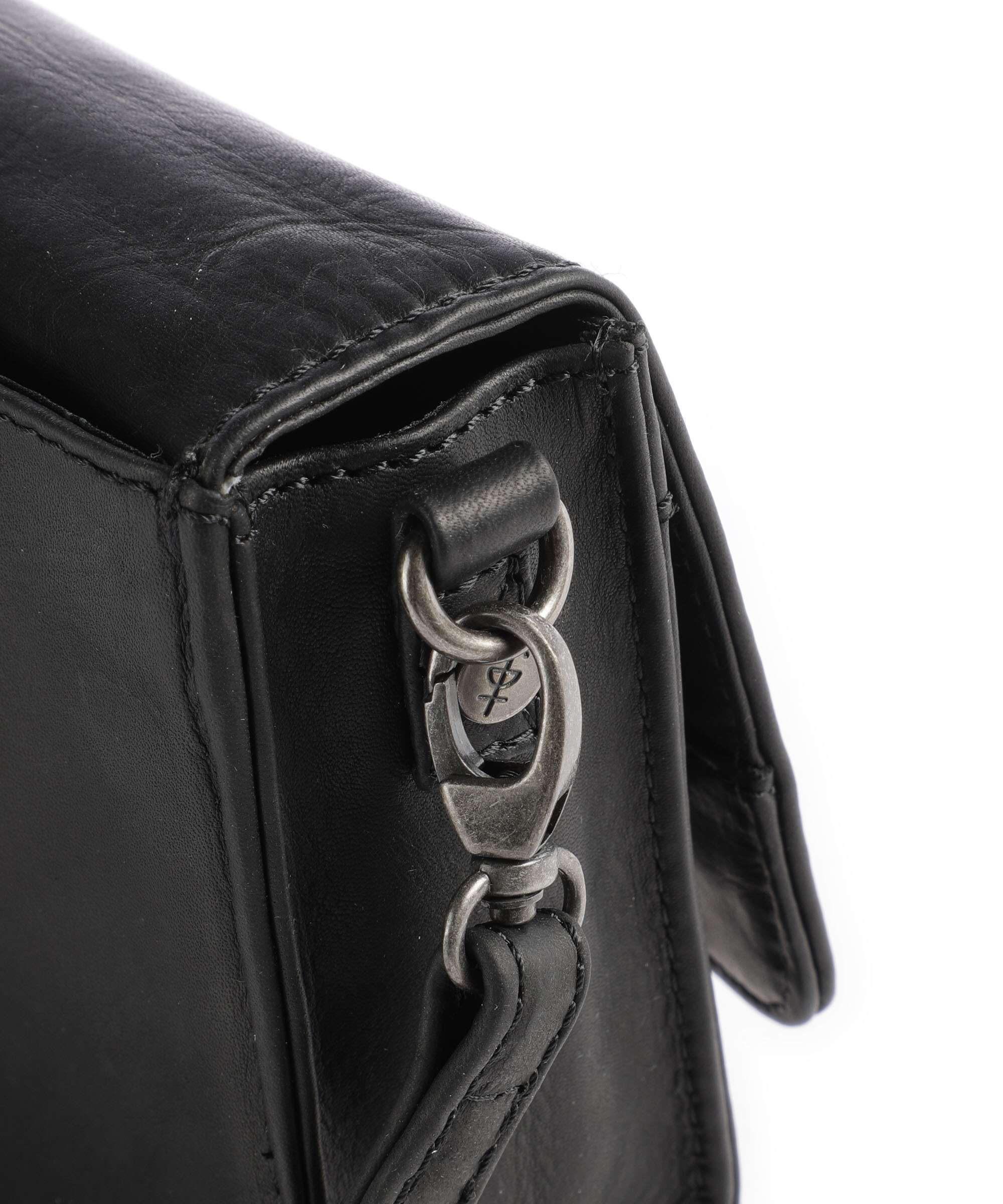 The Chesterfield Brand Cow Wax Pull Up Upsala Crossbody bag black - Image 5