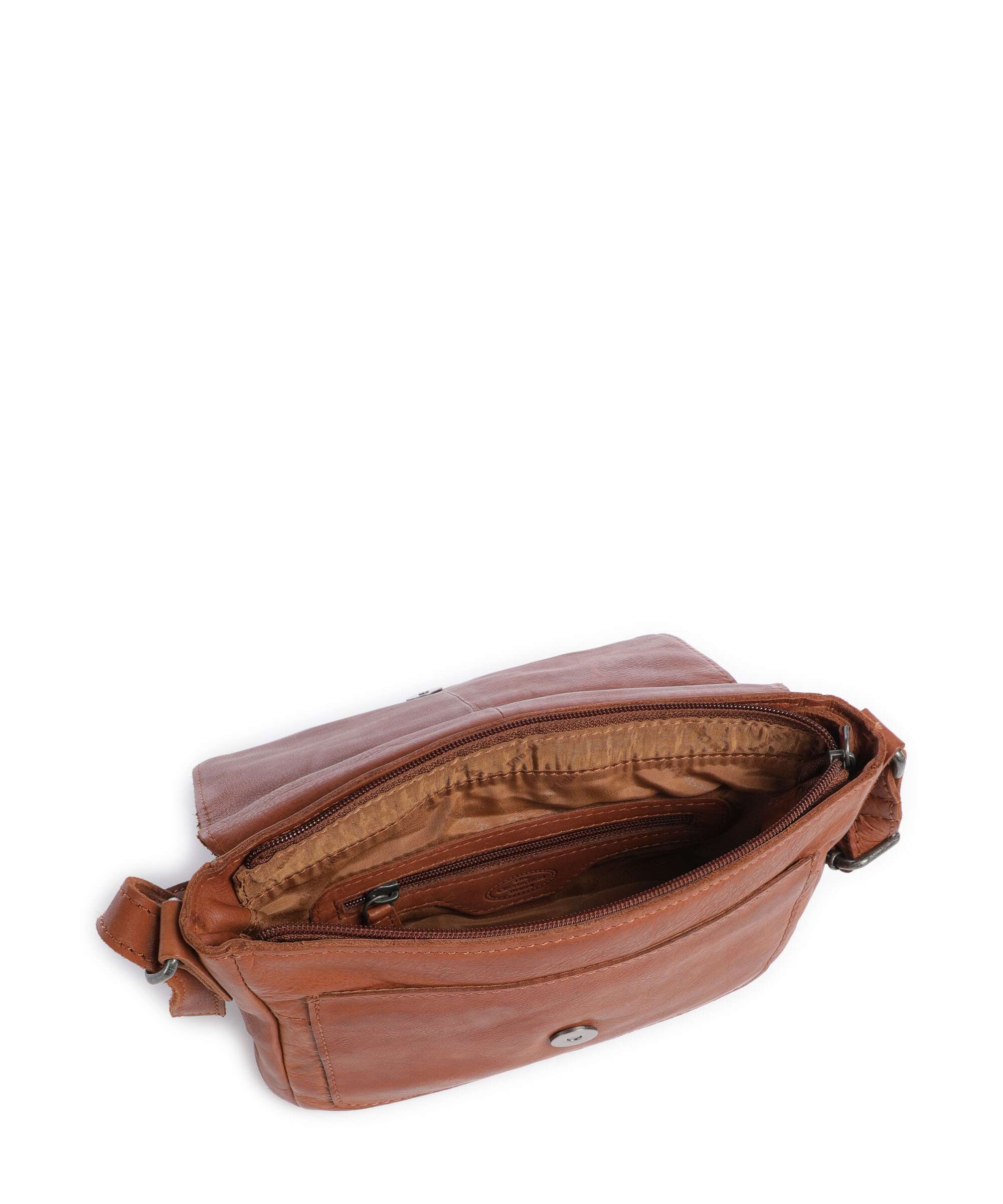 The Chesterfield Brand Washed Waxed Cow Ann Crossbody bag cognac - Image 6