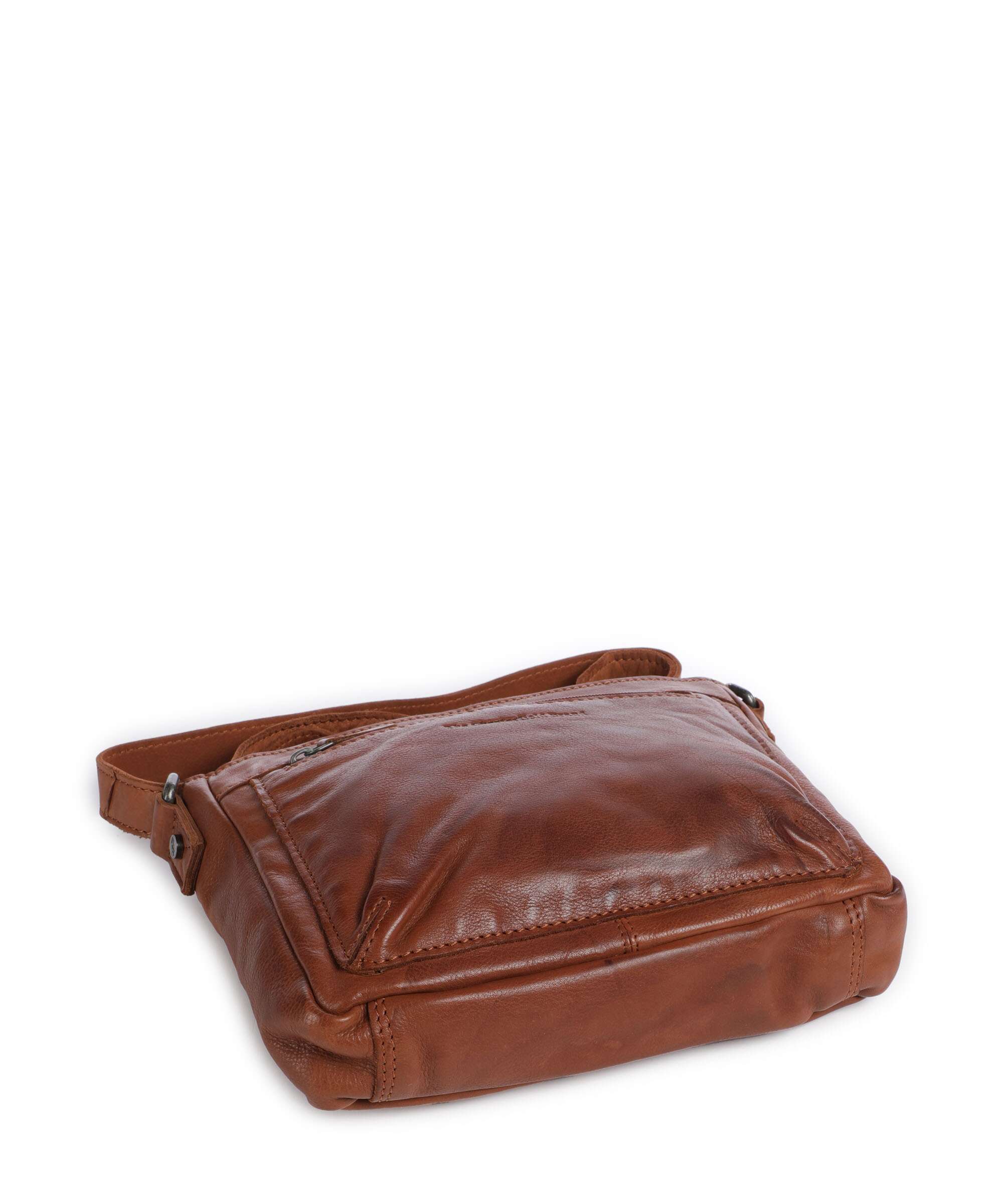 The Chesterfield Brand Washed Waxed Cow Aston Crossbody bag cognac - Image 5