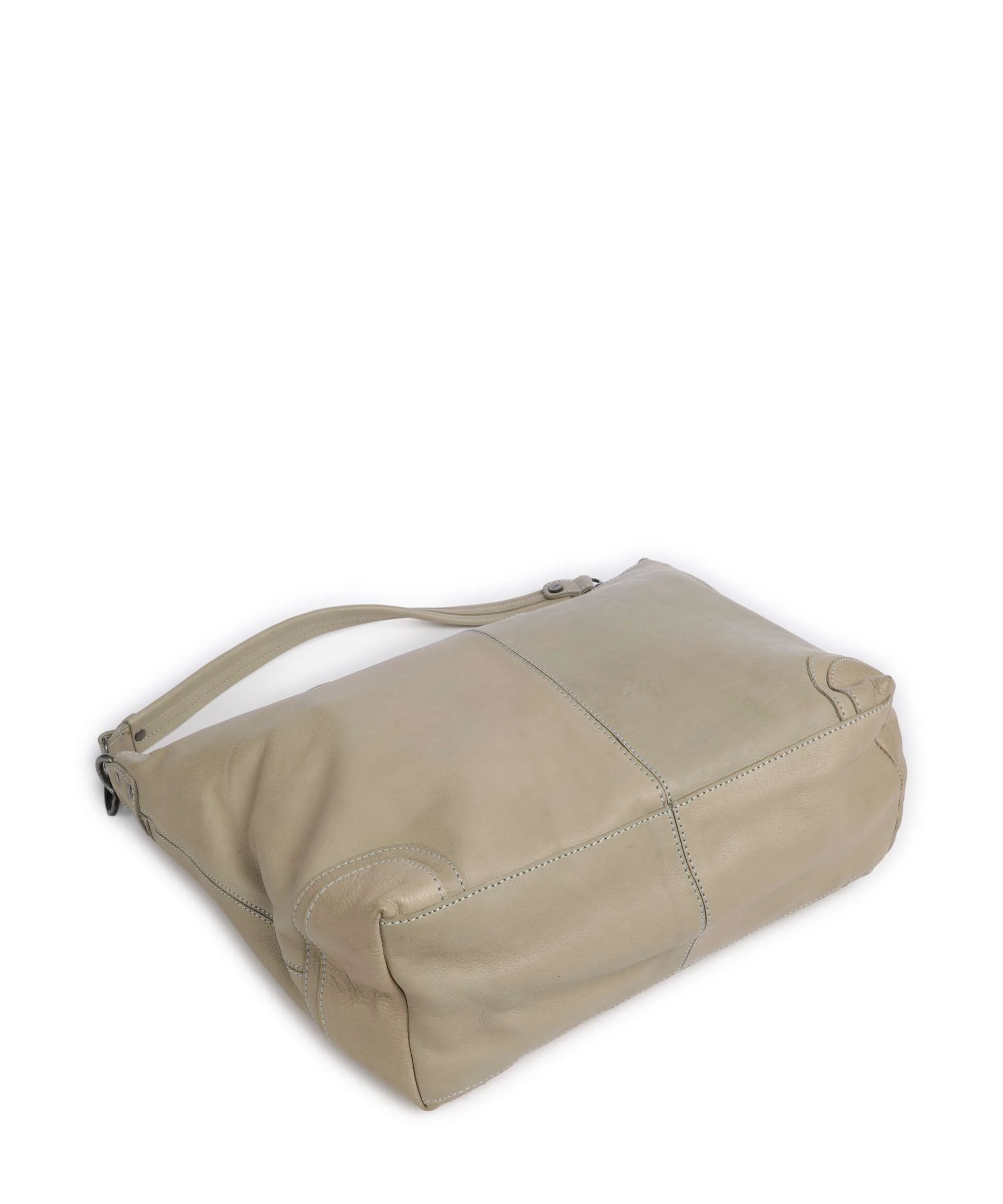 The Chesterfield Brand Washed Waxed Cow Bolivia Hobo bag ocean green - Image 5