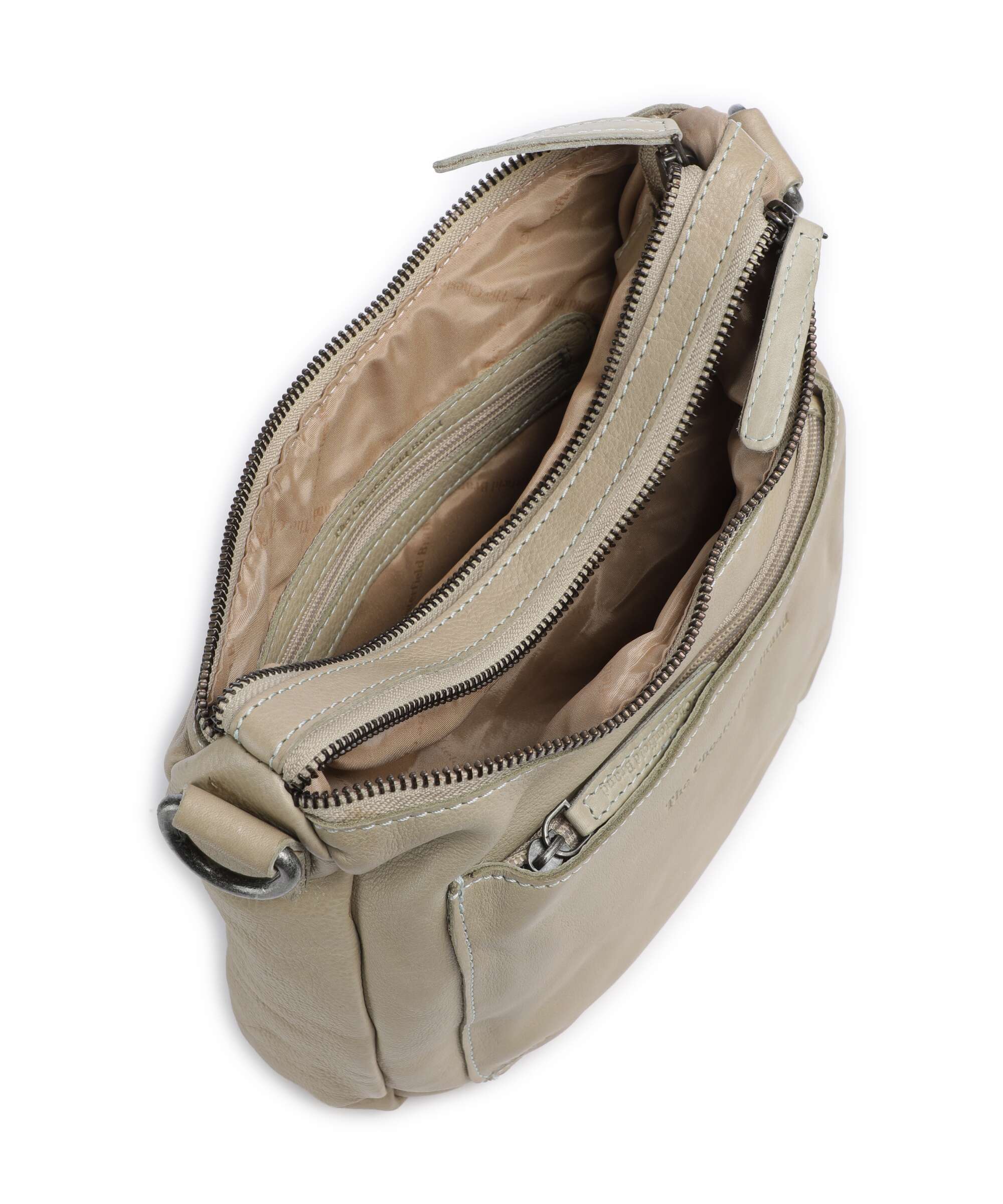 The Chesterfield Brand Washed Waxed Cow Caroline Crossbody bag ocean green - Image 5