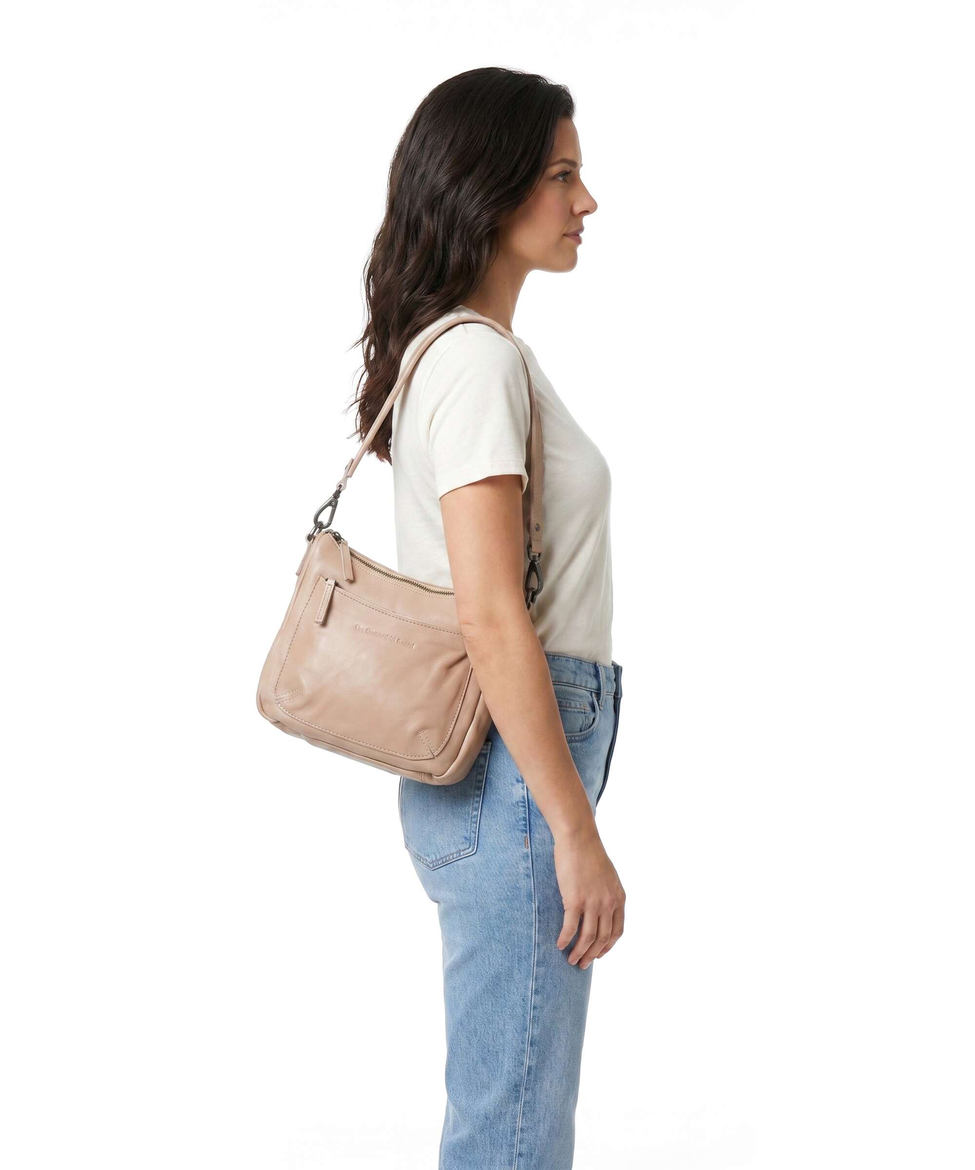 The Chesterfield Brand Washed Waxed Cow Caroline Crossbody bag beige - Image 3