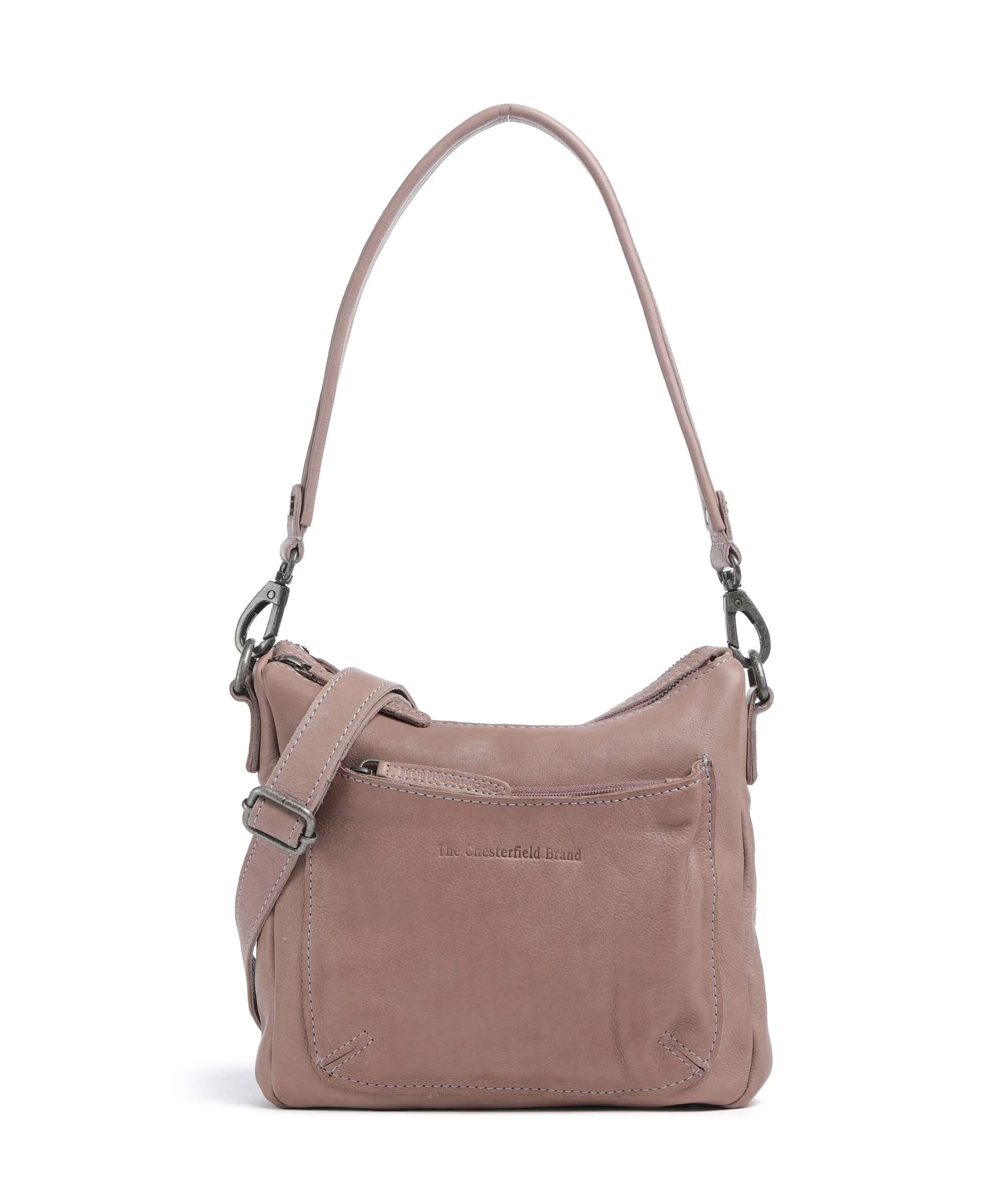 The Chesterfield Brand Washed Waxed Cow Caroline Crossbody bag lavender lilac