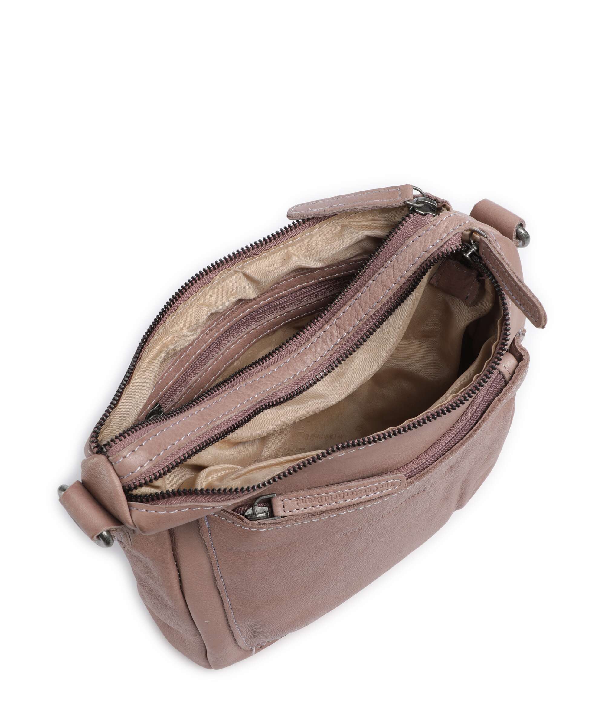 The Chesterfield Brand Washed Waxed Cow Caroline Crossbody bag lavender lilac - Image 5