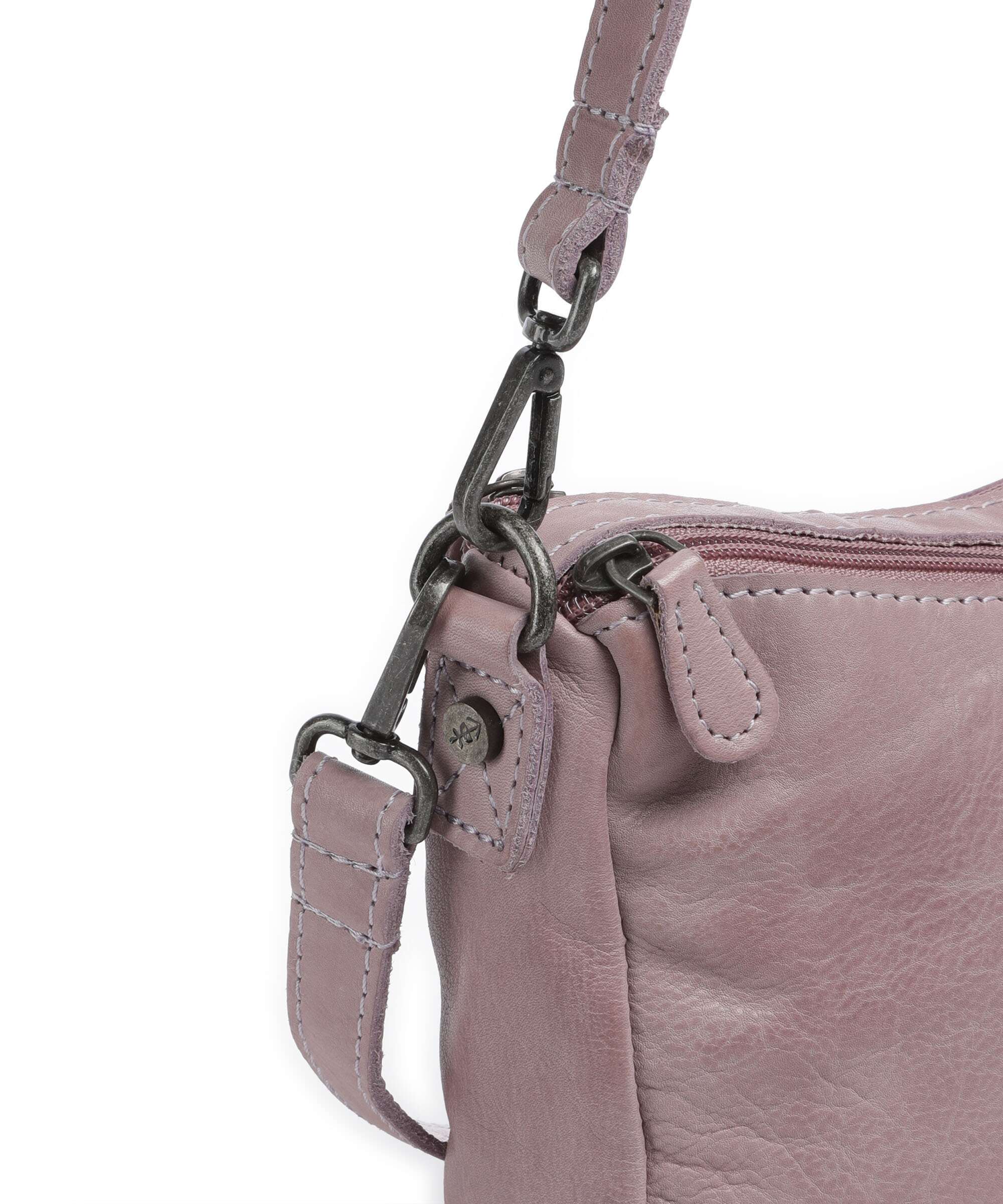 The Chesterfield Brand Washed Waxed Cow Irving Shoulder bag lavender lila - Image 5