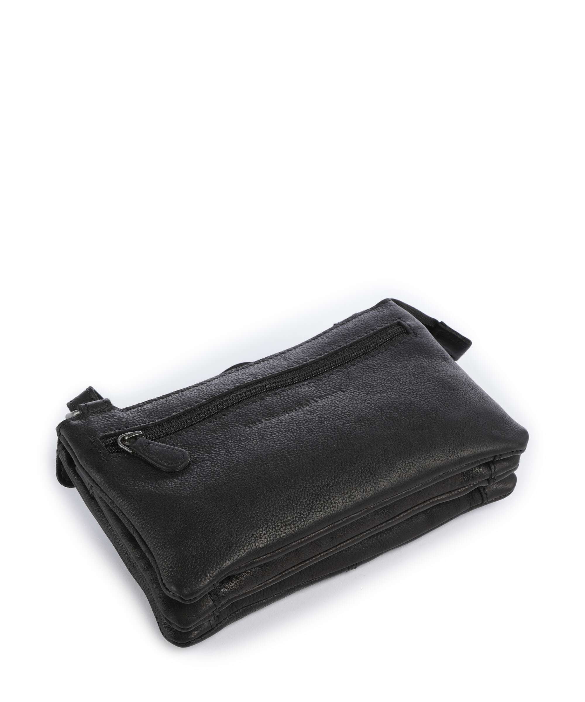 The Chesterfield Brand Washed Waxed Cow Osaka Crossbody bag black - Image 5