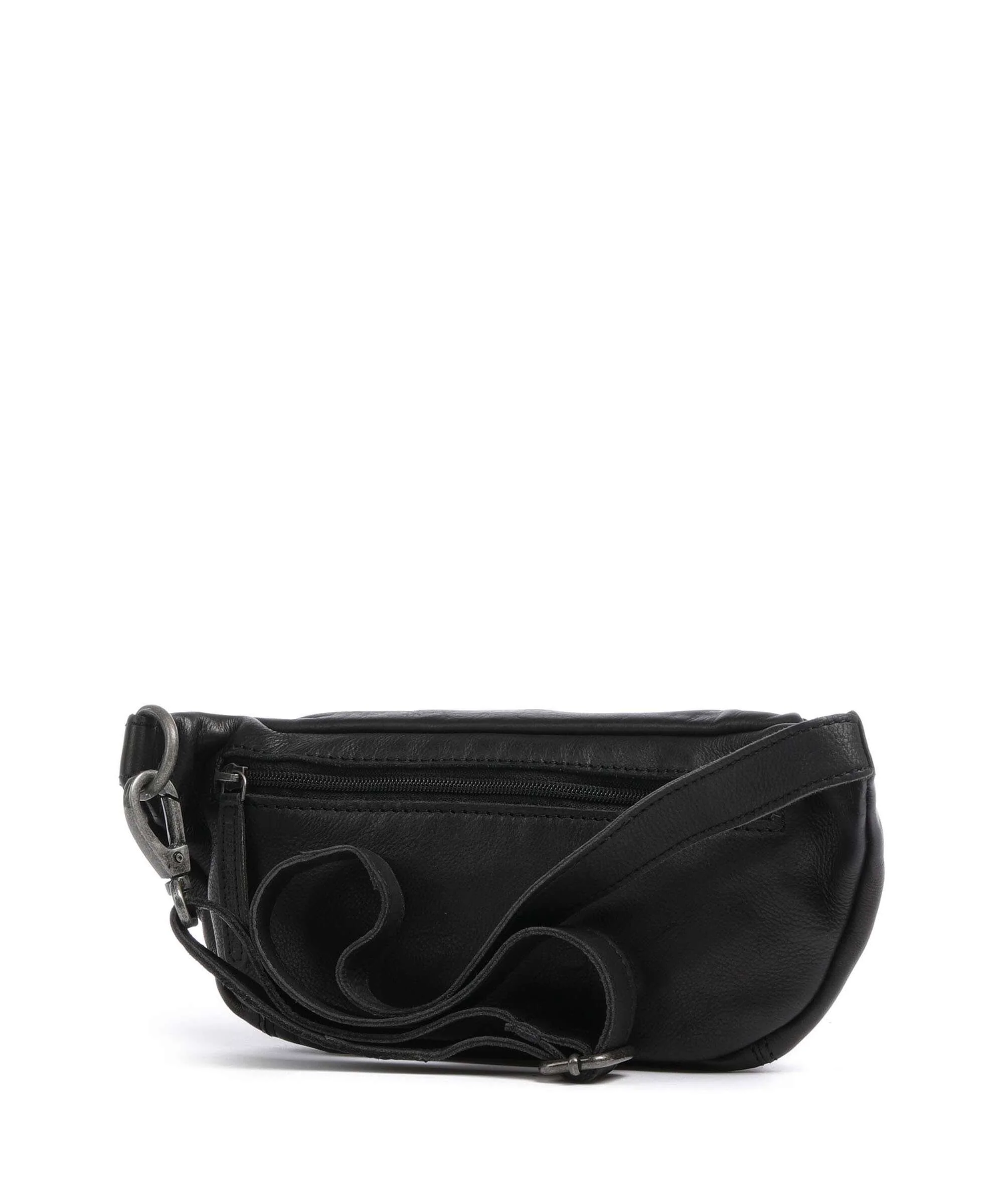 The Chesterfield Brand Washed Waxed Cow Severo Belt bag black - Image 2