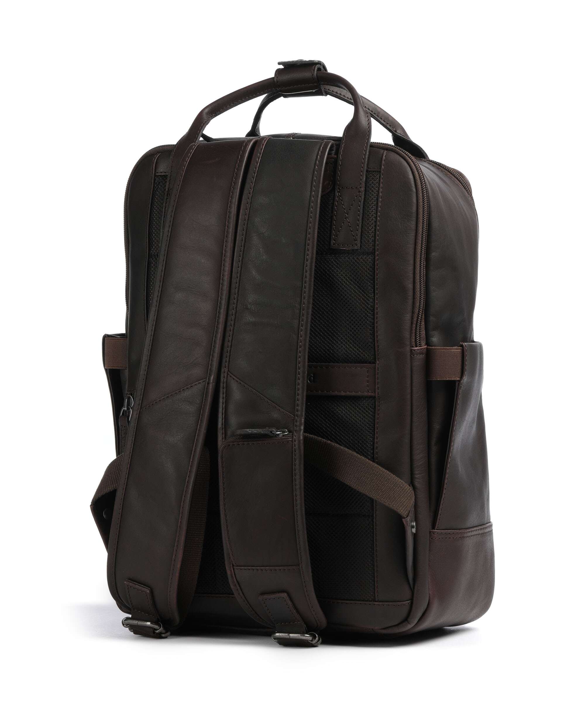 The Chesterfield Brand Wax Pull Up Cow Calden Backpack brown - Image 2