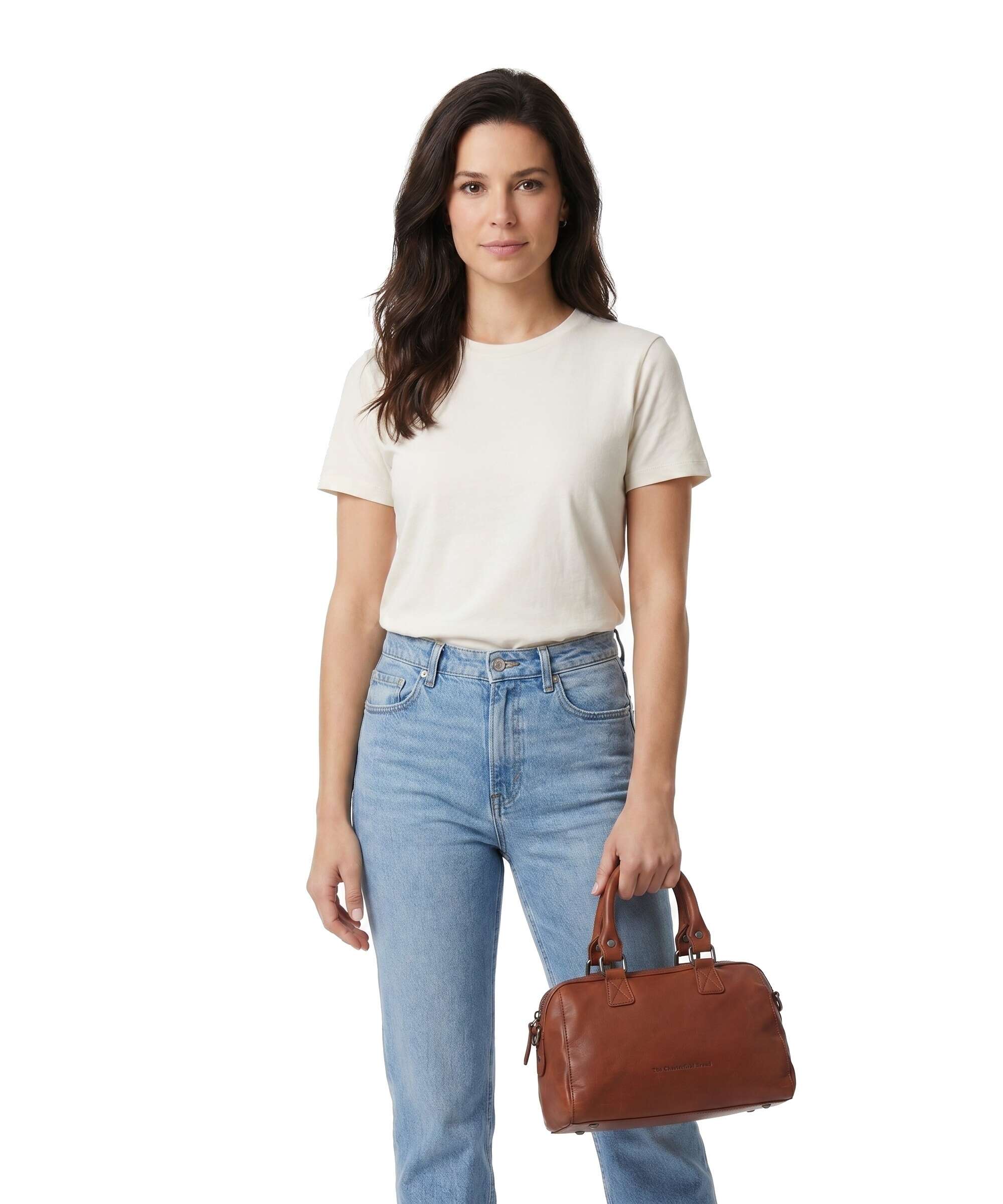 The Chesterfield Brand Wax Pull Up Cow Dalford Handbag cognac - Image 3
