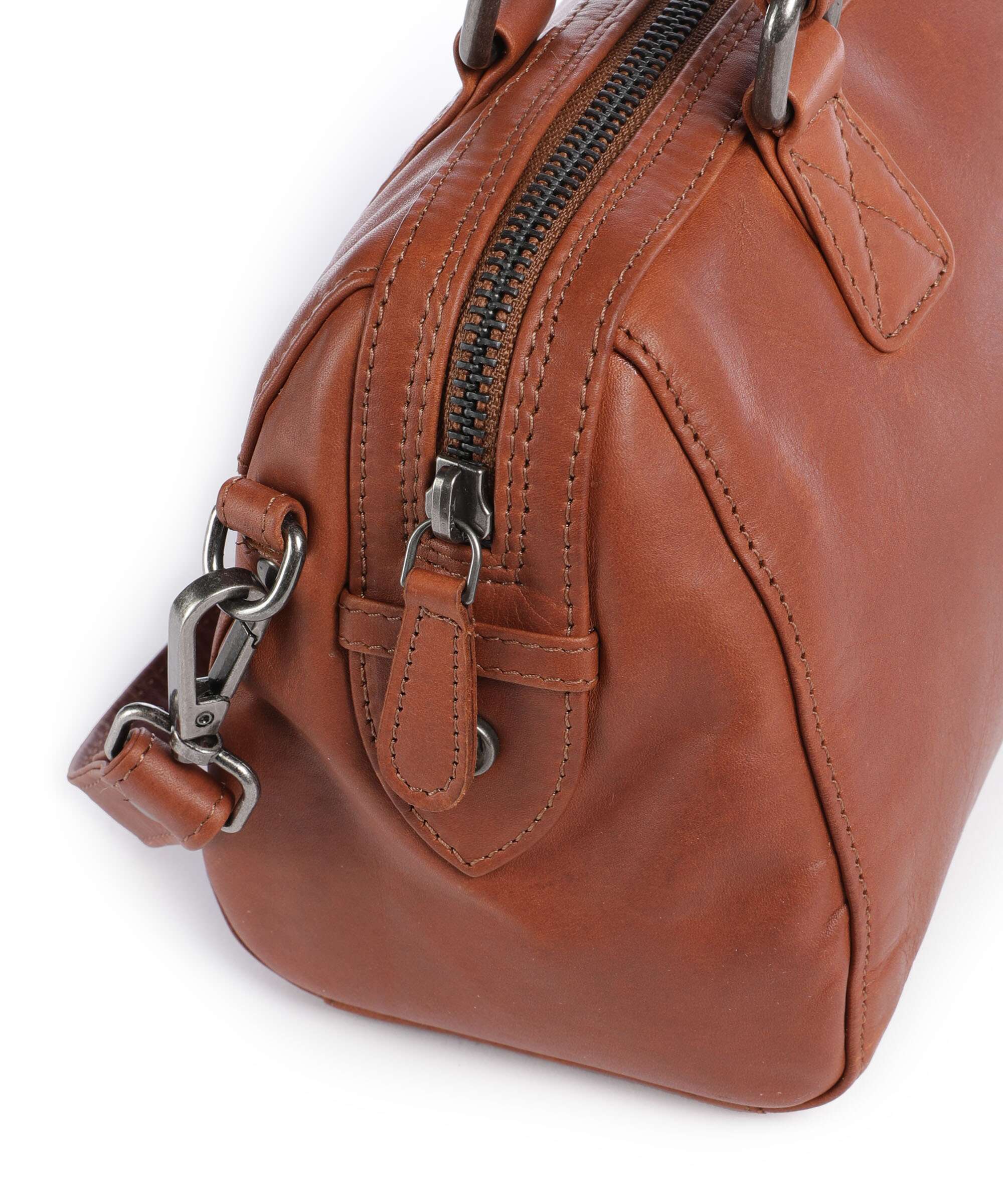 The Chesterfield Brand Wax Pull Up Cow Dalford Handbag cognac - Image 4