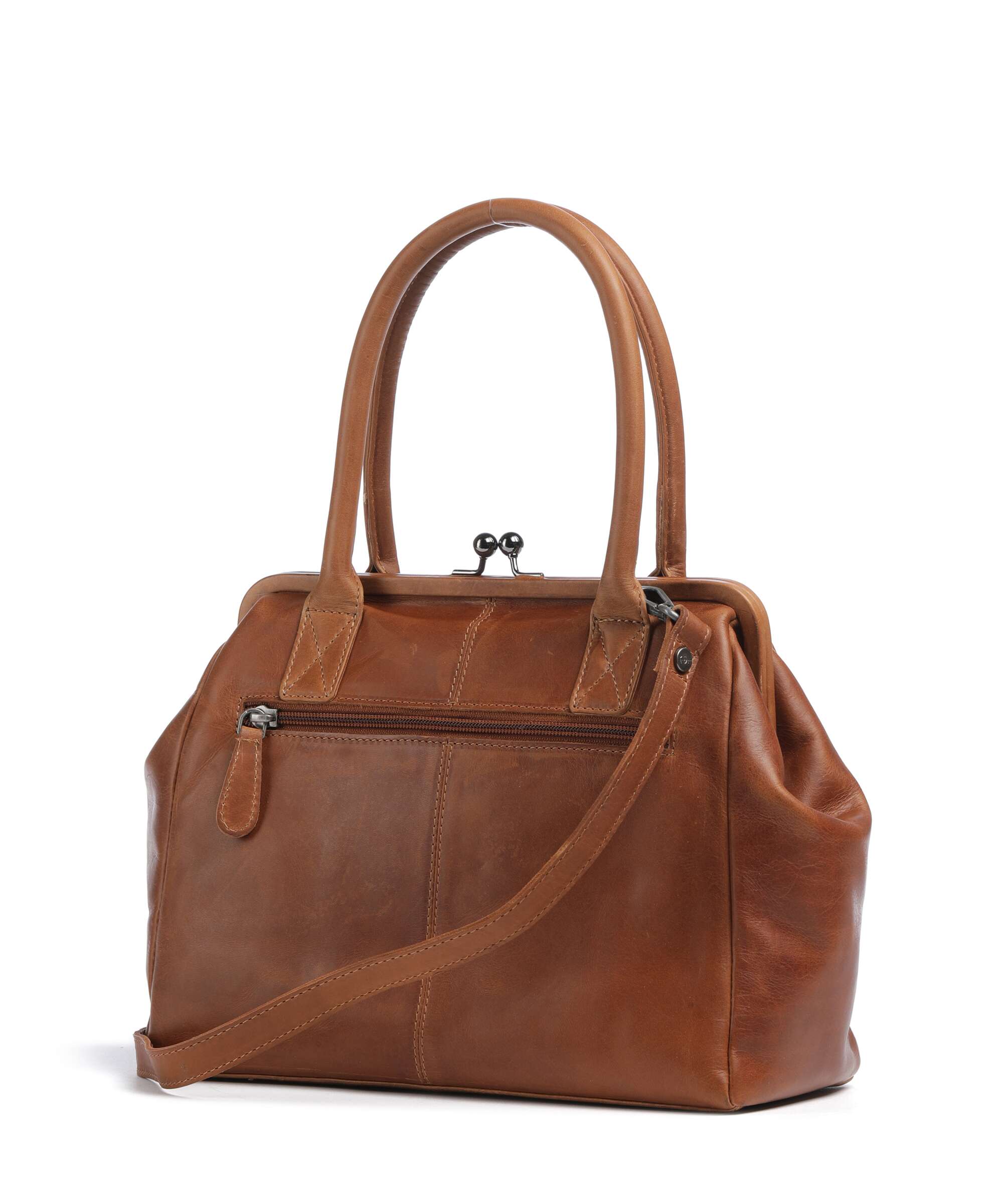 The Chesterfield Brand Wax Pull Up Cow Dorin Shoulder bag cognac - Image 2