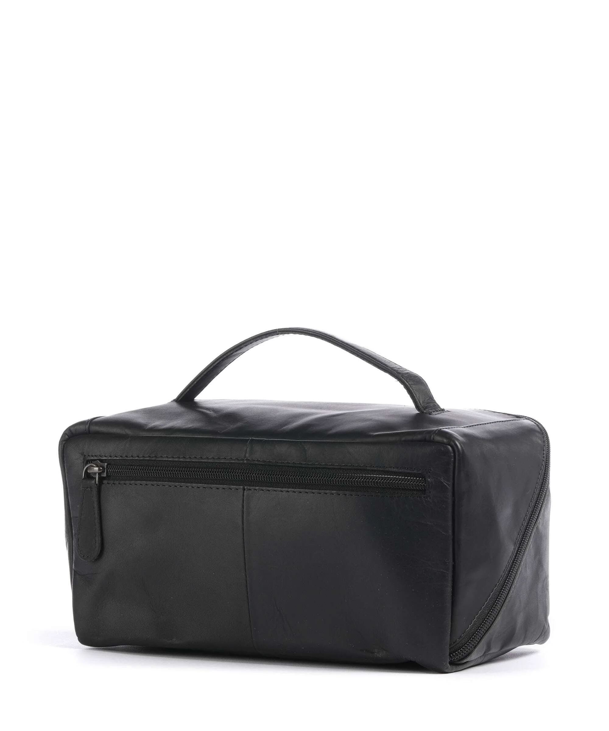 The Chesterfield Brand Wax Pull Up Cow Elmia Toiletry bag black - Image 2
