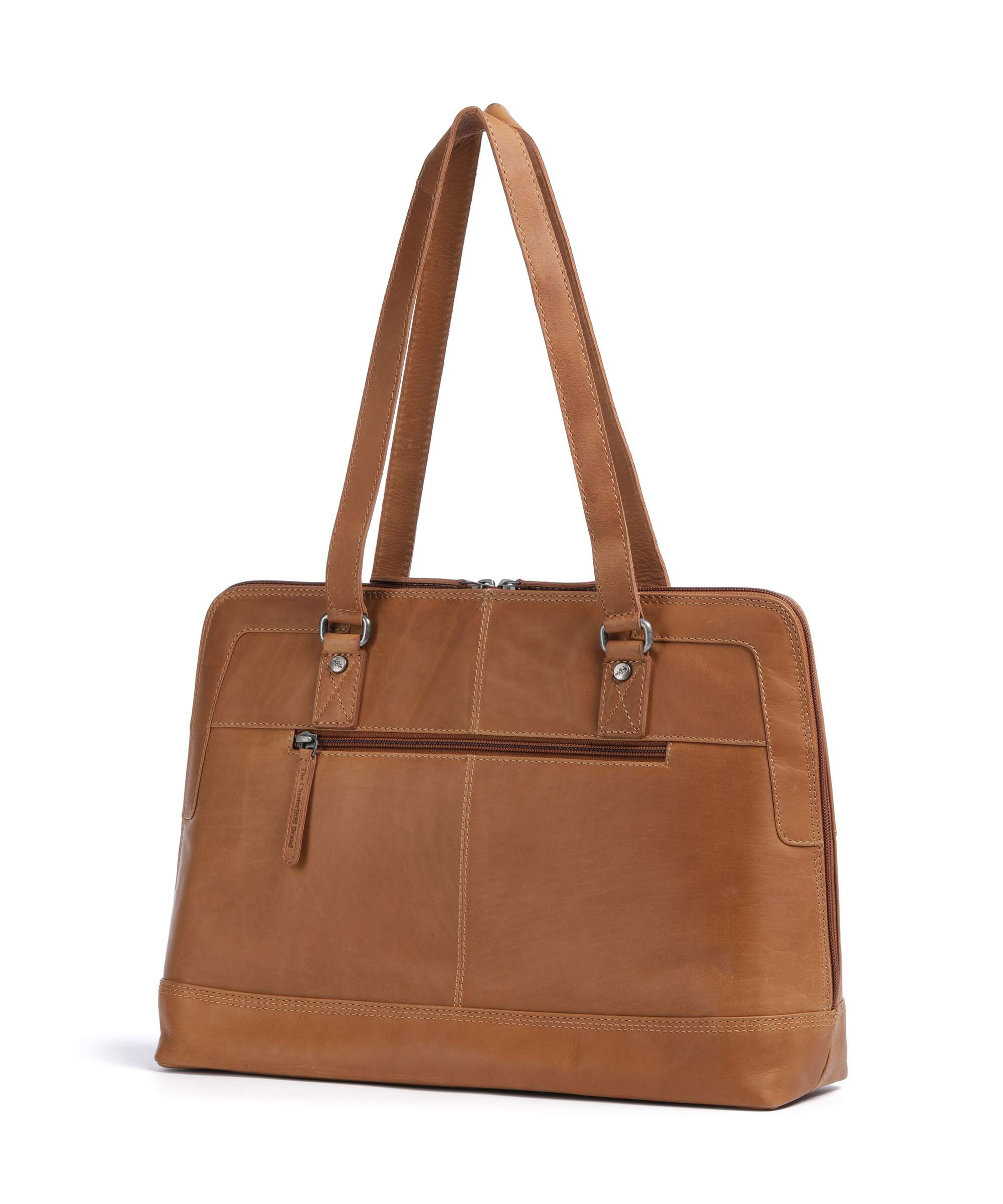 The Chesterfield Brand Wax Pull Up Cow Elvar Shoulder bag cognac - Image 2