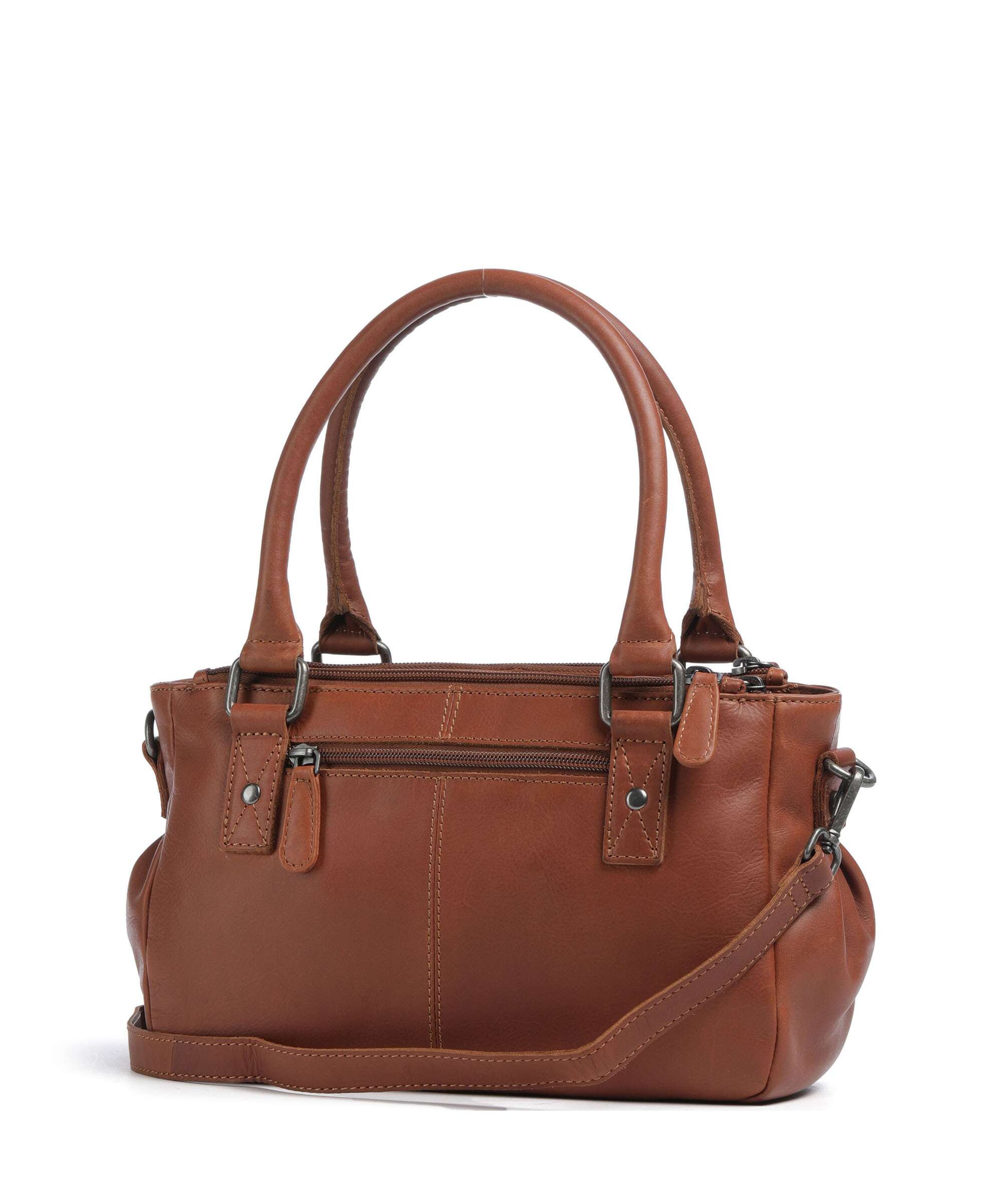 The Chesterfield Brand Wax Pull Up Cow Fenja Handbag cognac - Image 2