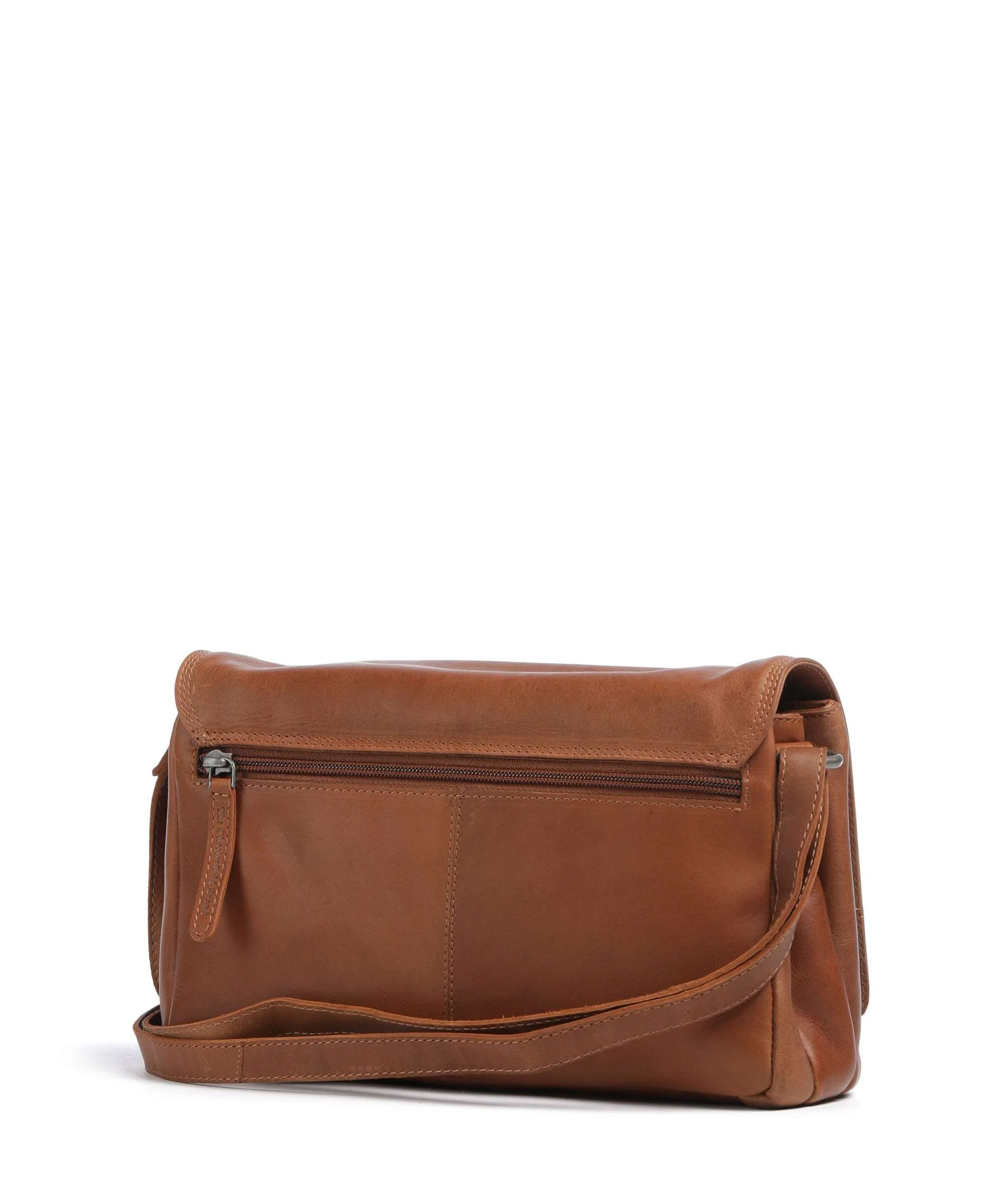 The Chesterfield Brand Wax Pull Up Cow Laverton Crossbody bag cognac - Image 2
