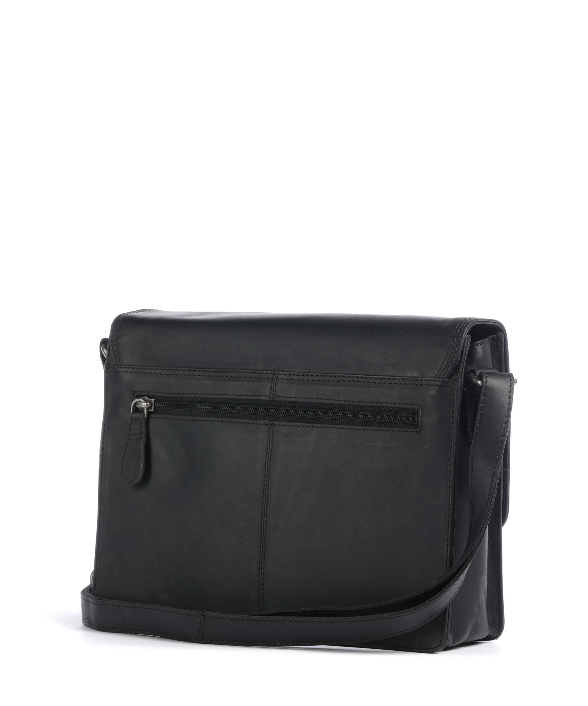 The Chesterfield Brand Wax Pull Up Cow Lunor Shoulder bag black - Image 2