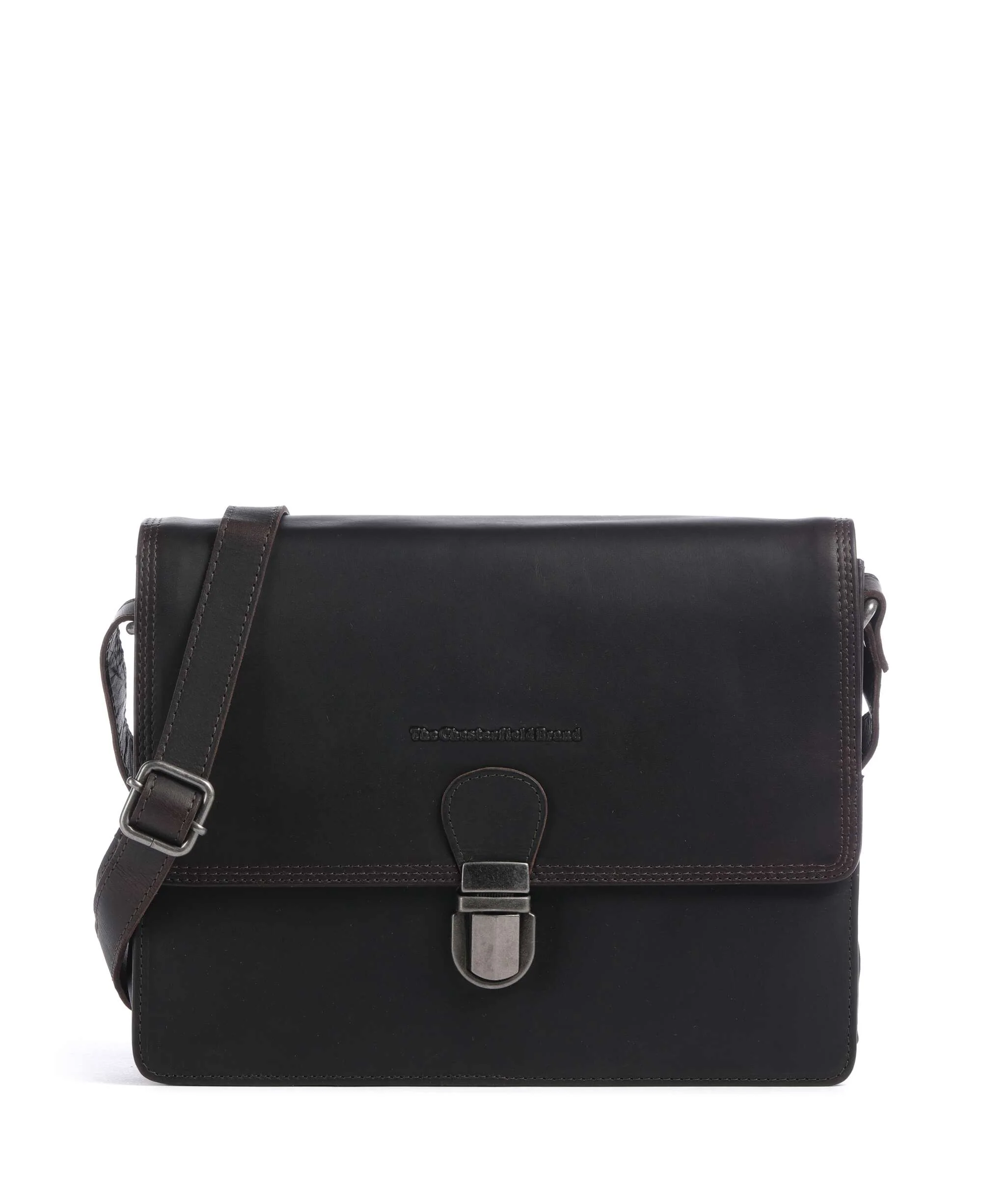 The Chesterfield Brand Wax Pull Up Cow Lunor Shoulder bag brown